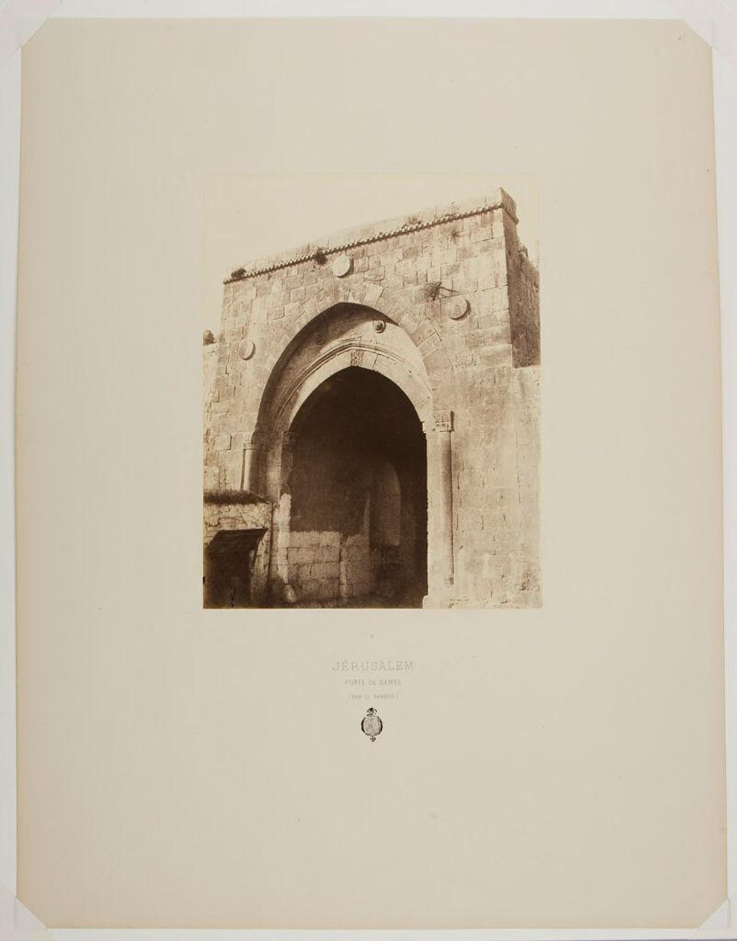 Damascus Gate, Jerusalem by Louis de Clercq