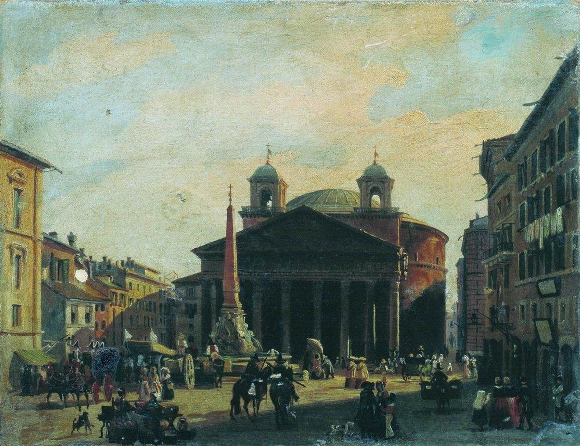 Square in Rome by Fyodor Bronnikov