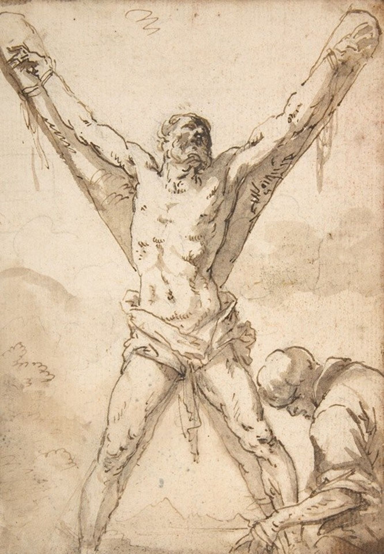 Martyrdom of St. Andrew 1615–73 by Salvator Rosa