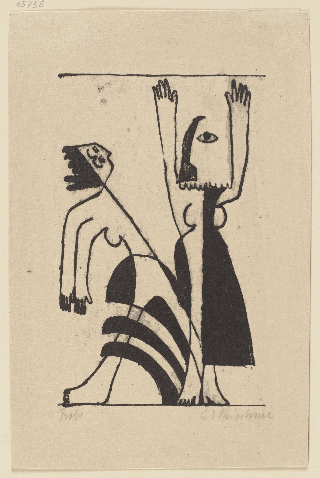 Maskentanz by Ernst Ludwig Kirchner