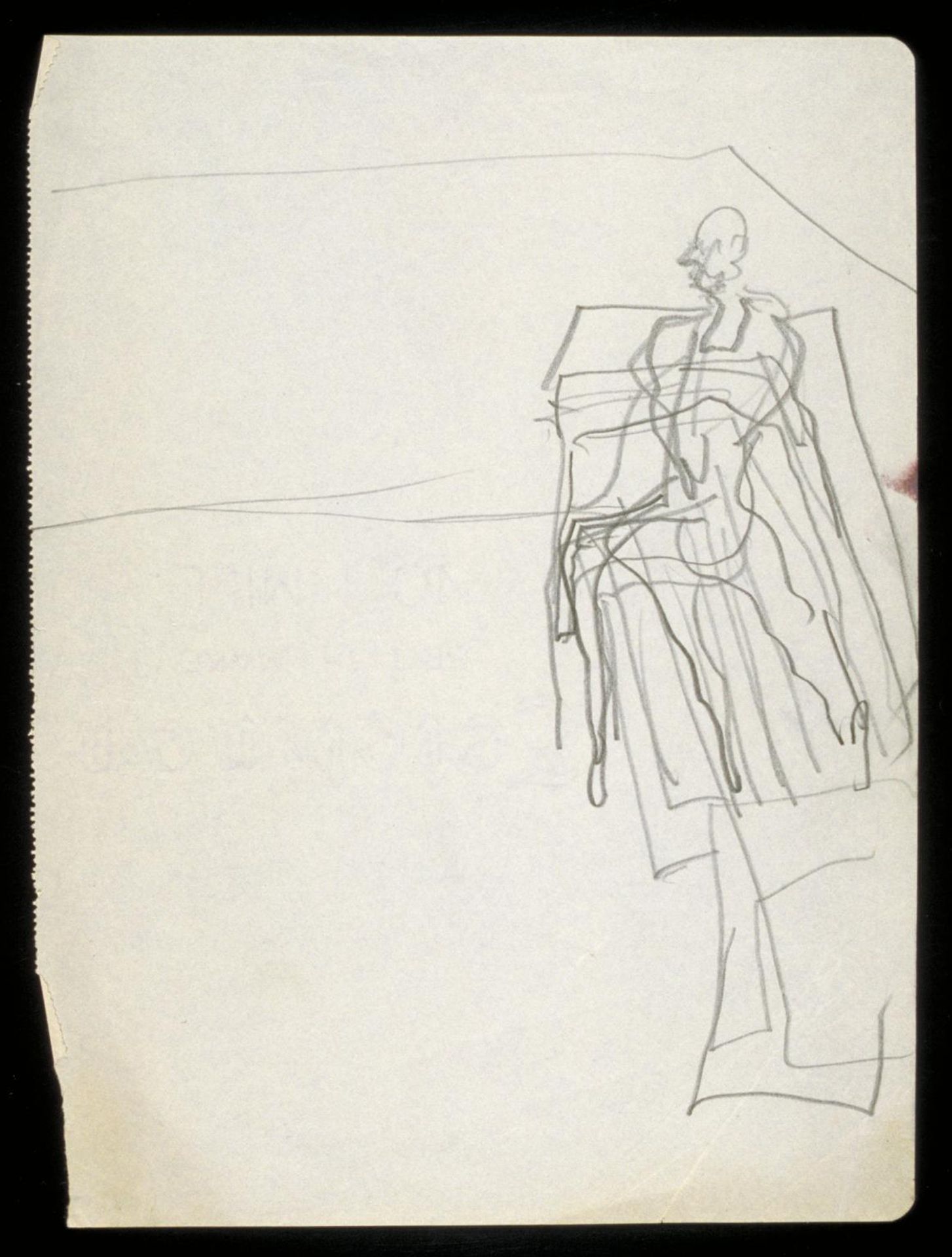 Man on a Bed by Francis Bacon