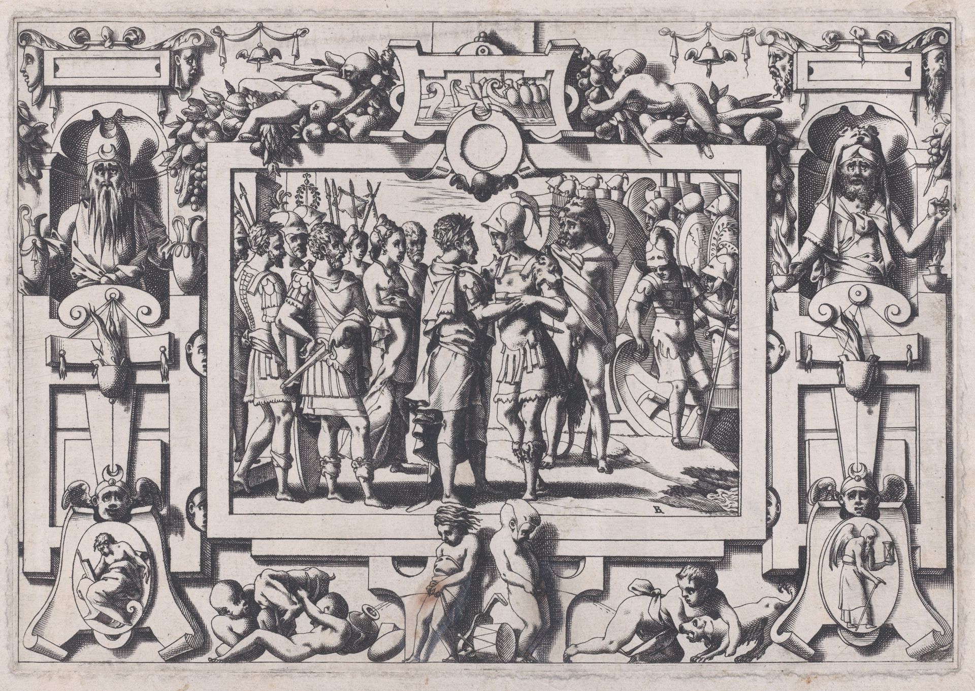 Jason Arrives at Colchis (Enfin parvint jusqu'en Colchis Jason...), from "Jason and the Golden Fleece" by René Boyvin
