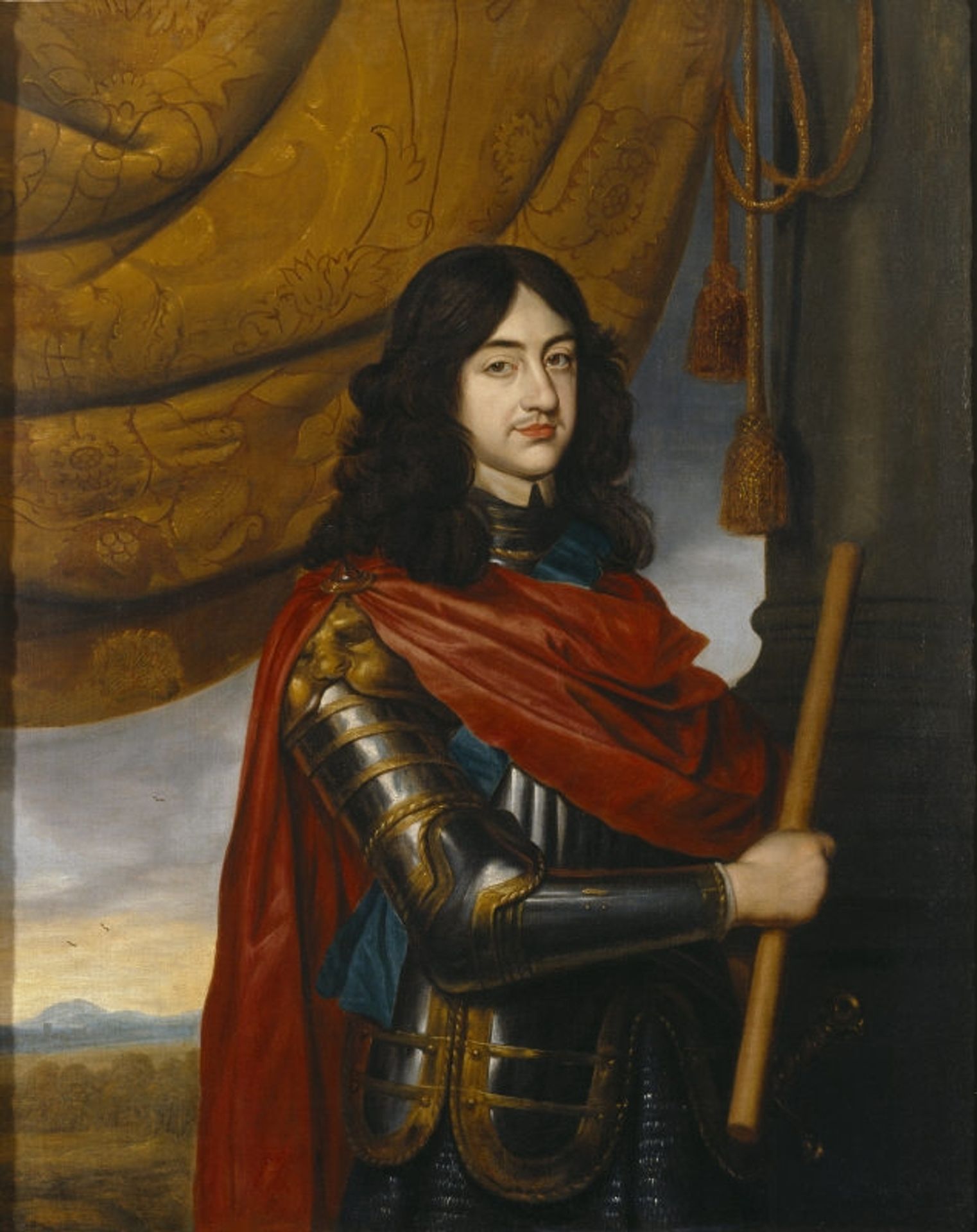 Portrait of Charles II of England in Armour by Gerard van Honthorst