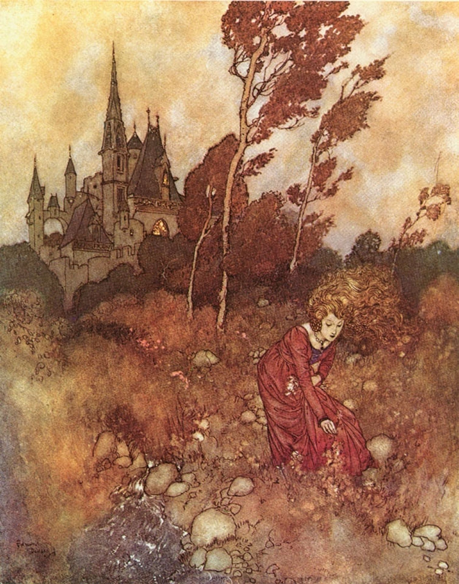 The Wind's Tale by Edmund Dulac