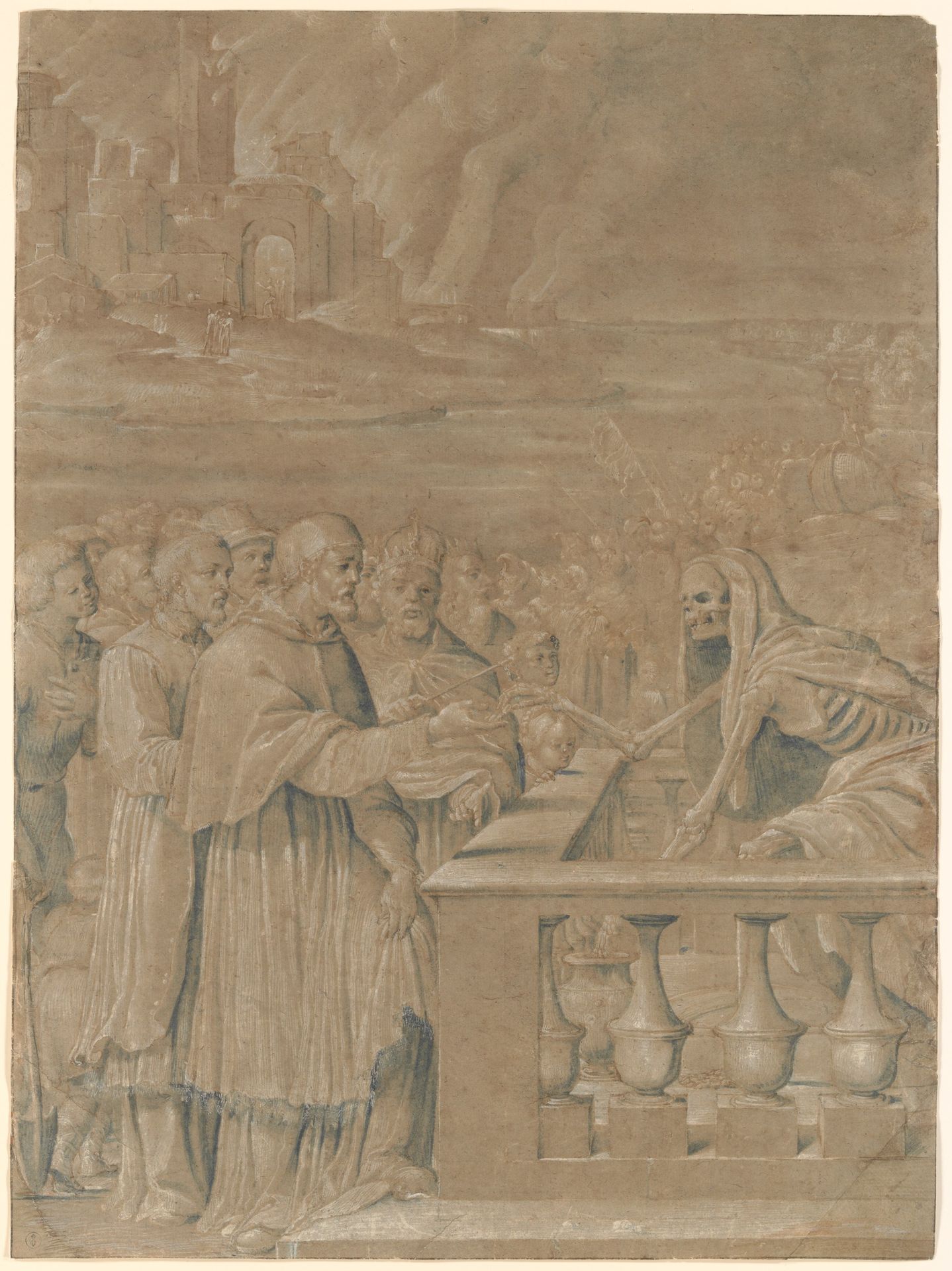 Allegory of the Triumph of Death over Church and State by Girolamo da Treviso