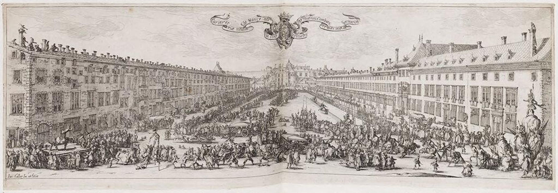 City Square of Nancy by Jacques Callot