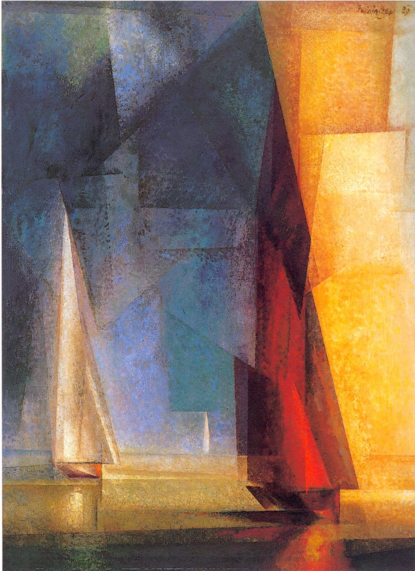 Stiller Tag am Meer III by Lyonel Feininger