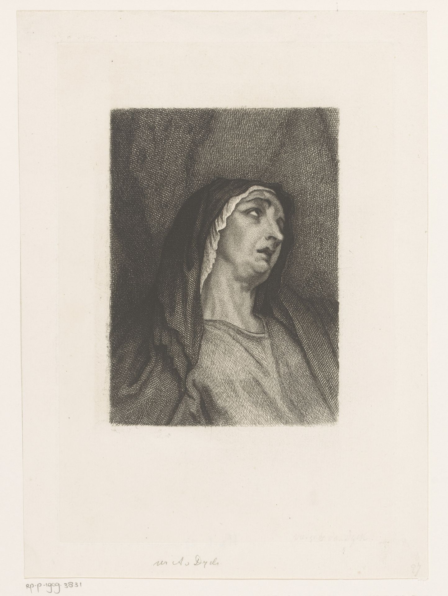 Maria als Mater dolorosa by Auguste Danse