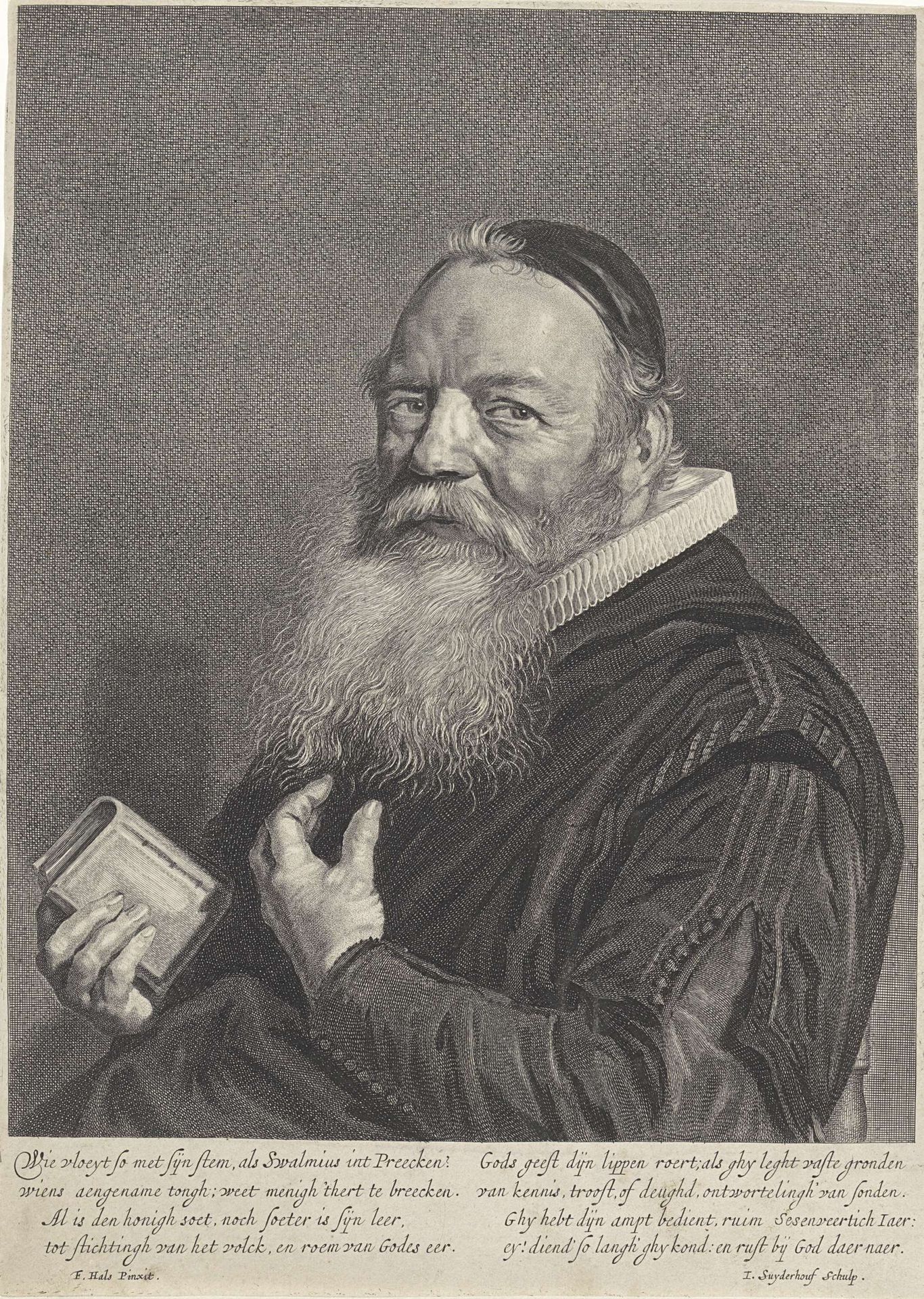 Portret van Hendrick Swalmius by Jonas Suyderhoef