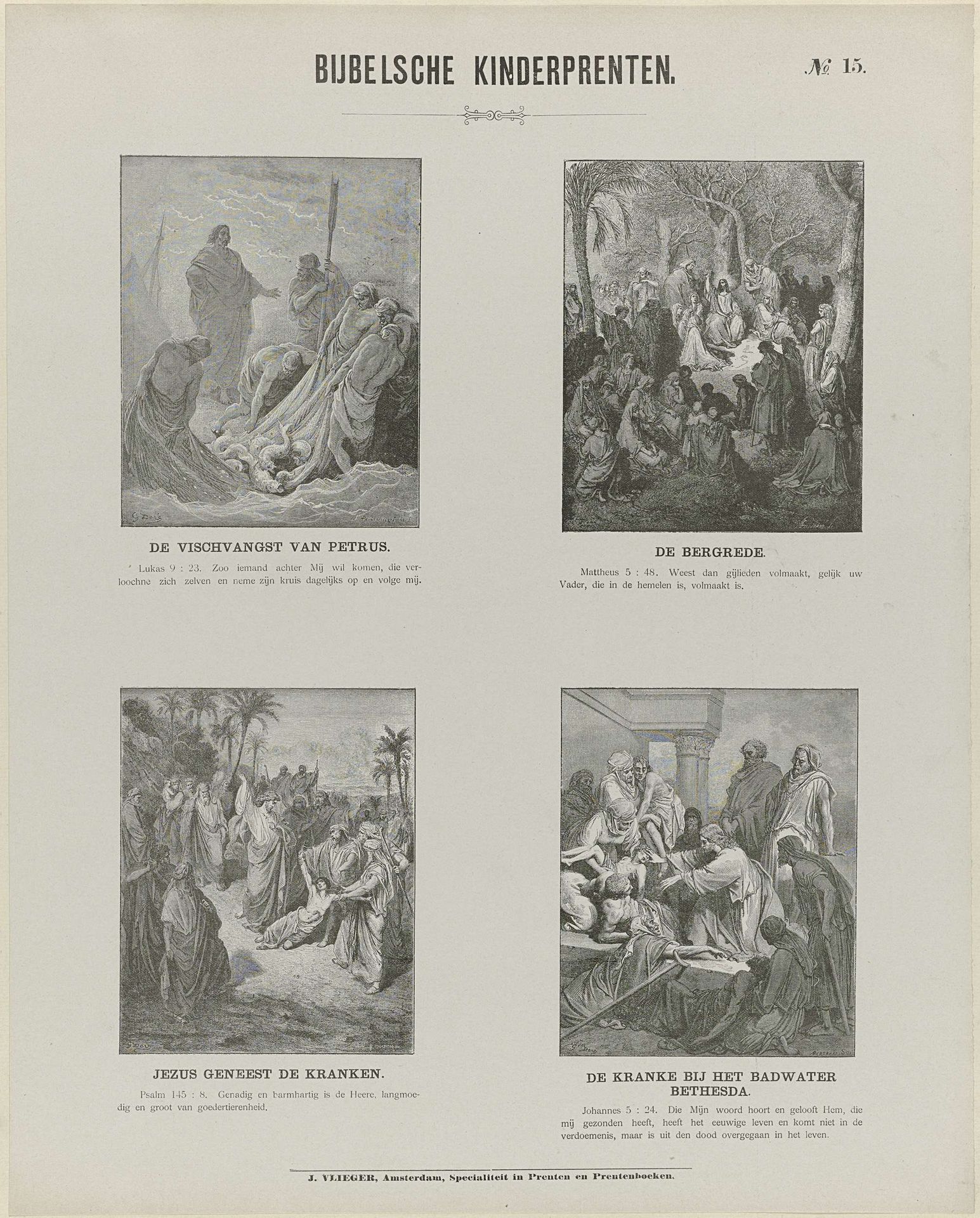 Bijbelsche kinderprenten by Adolphe François Pannemaker