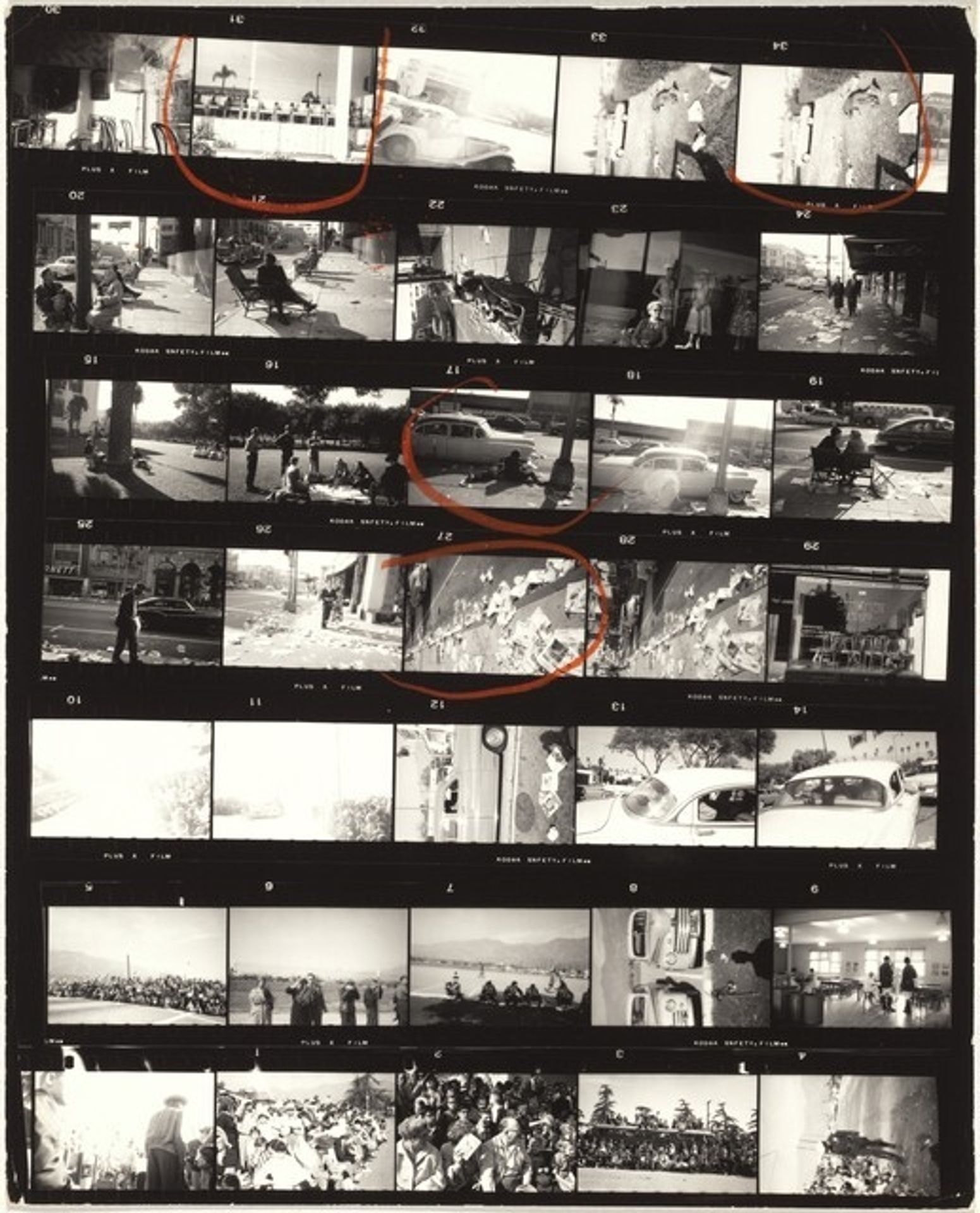 Guggenheim 524--Rose Bowl, Pasadena, California by Robert Frank