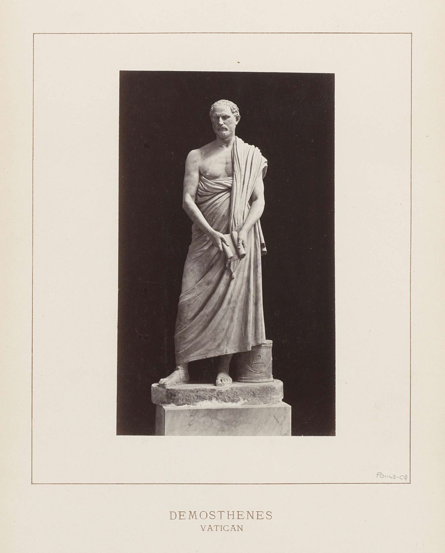 Beeldhouwwerk Demosthenes by Anonymous