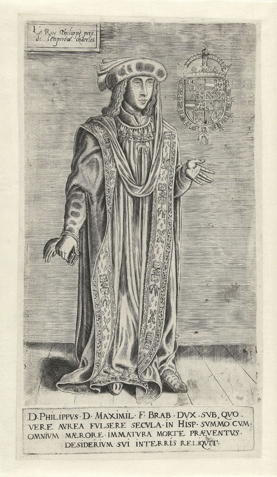 Portret van Filips de Schone by Frans Huys