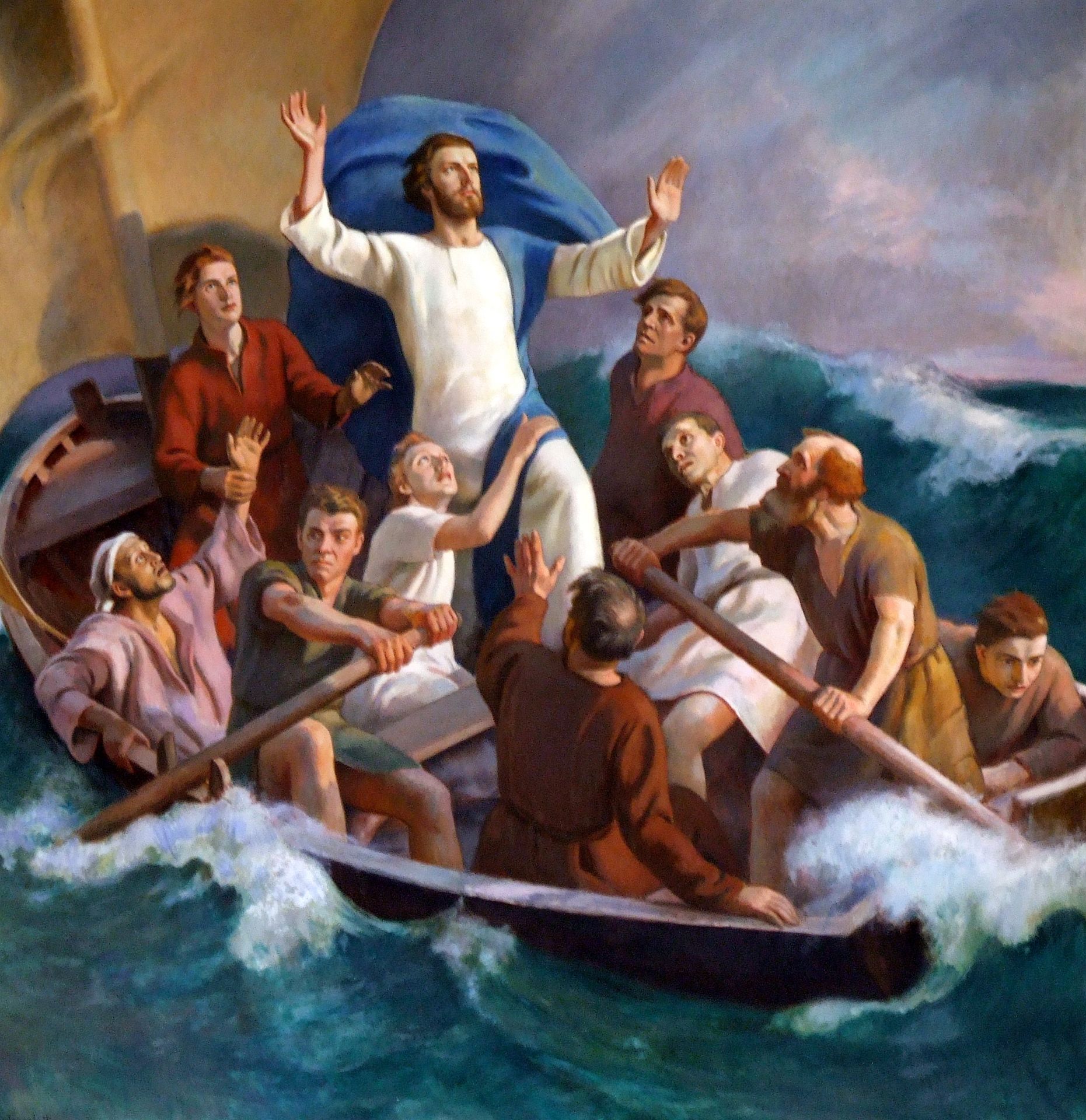 In a Storm with Jesus by Eero Järnefelt