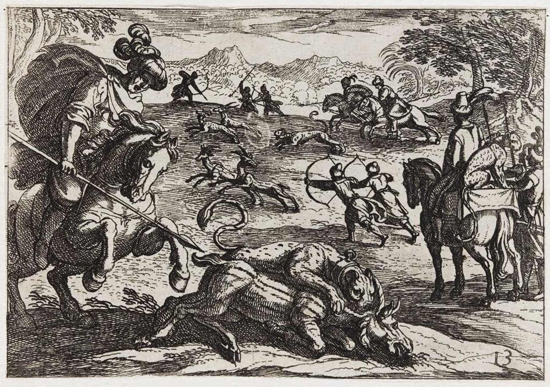 Stag Hunt by Antonio Tempesta