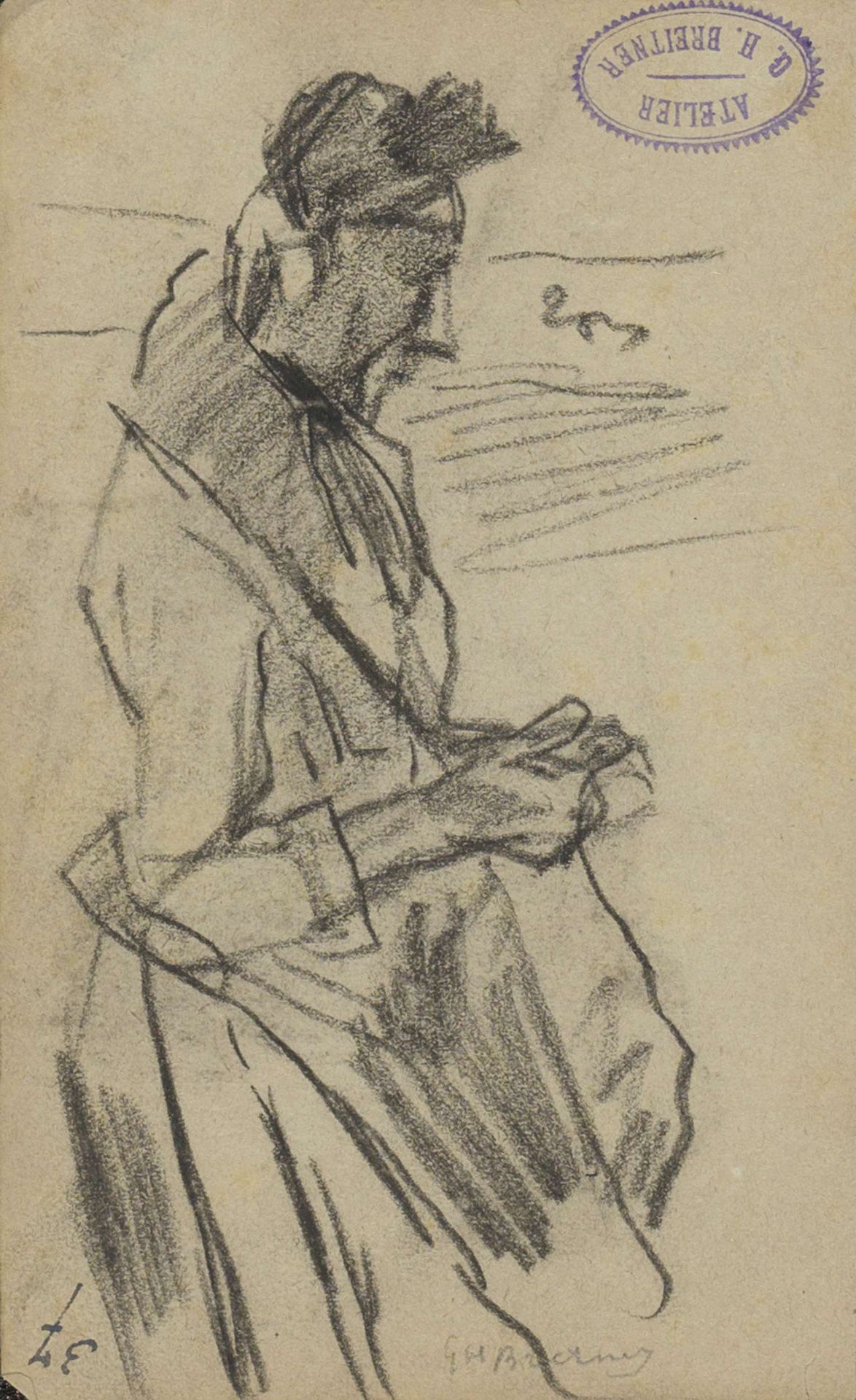 Staande vrouw by George Hendrik Breitner