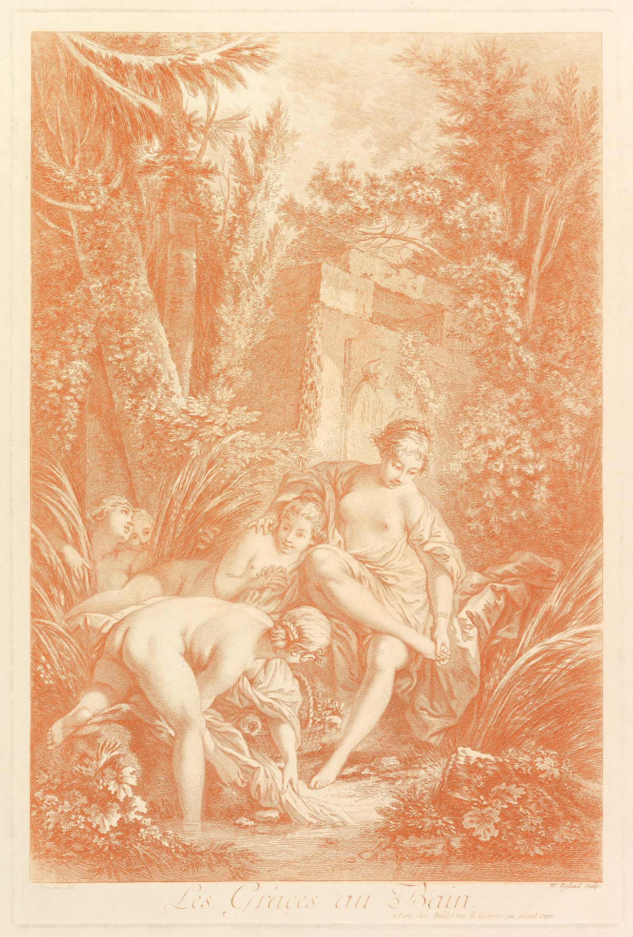 The Grâces au Bain (The Graces at the Bath) by William Wynne Ryland
