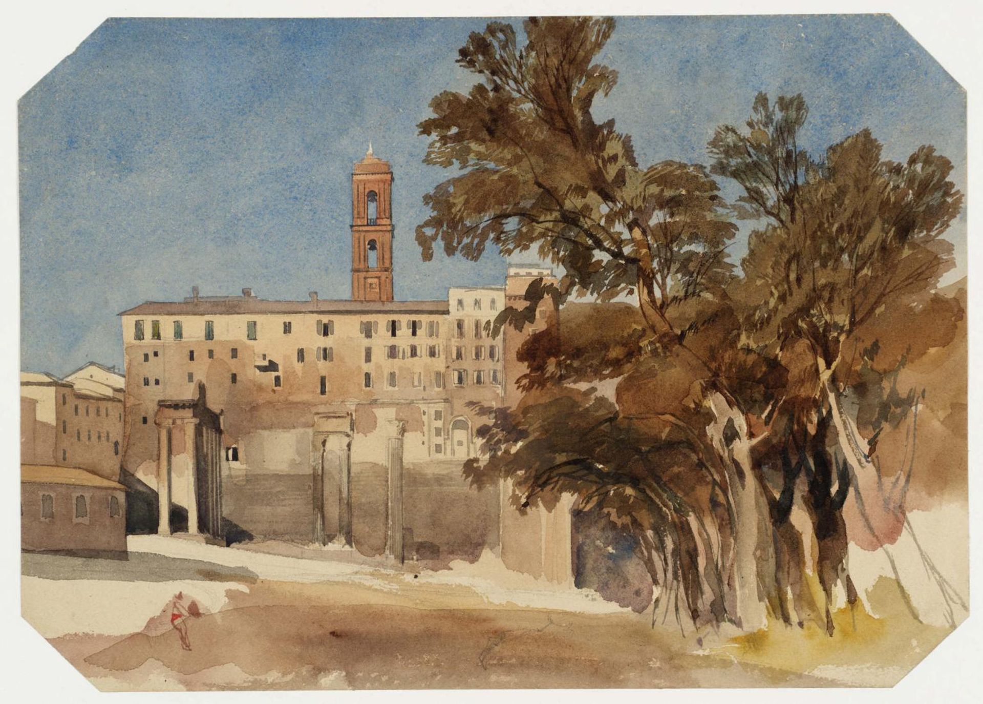The Capitol, from the Forum by Edward Lear