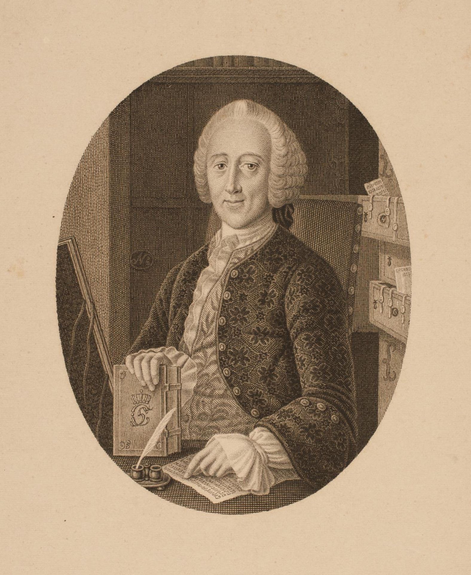 Jacob Langebek by Erling Eckersberg