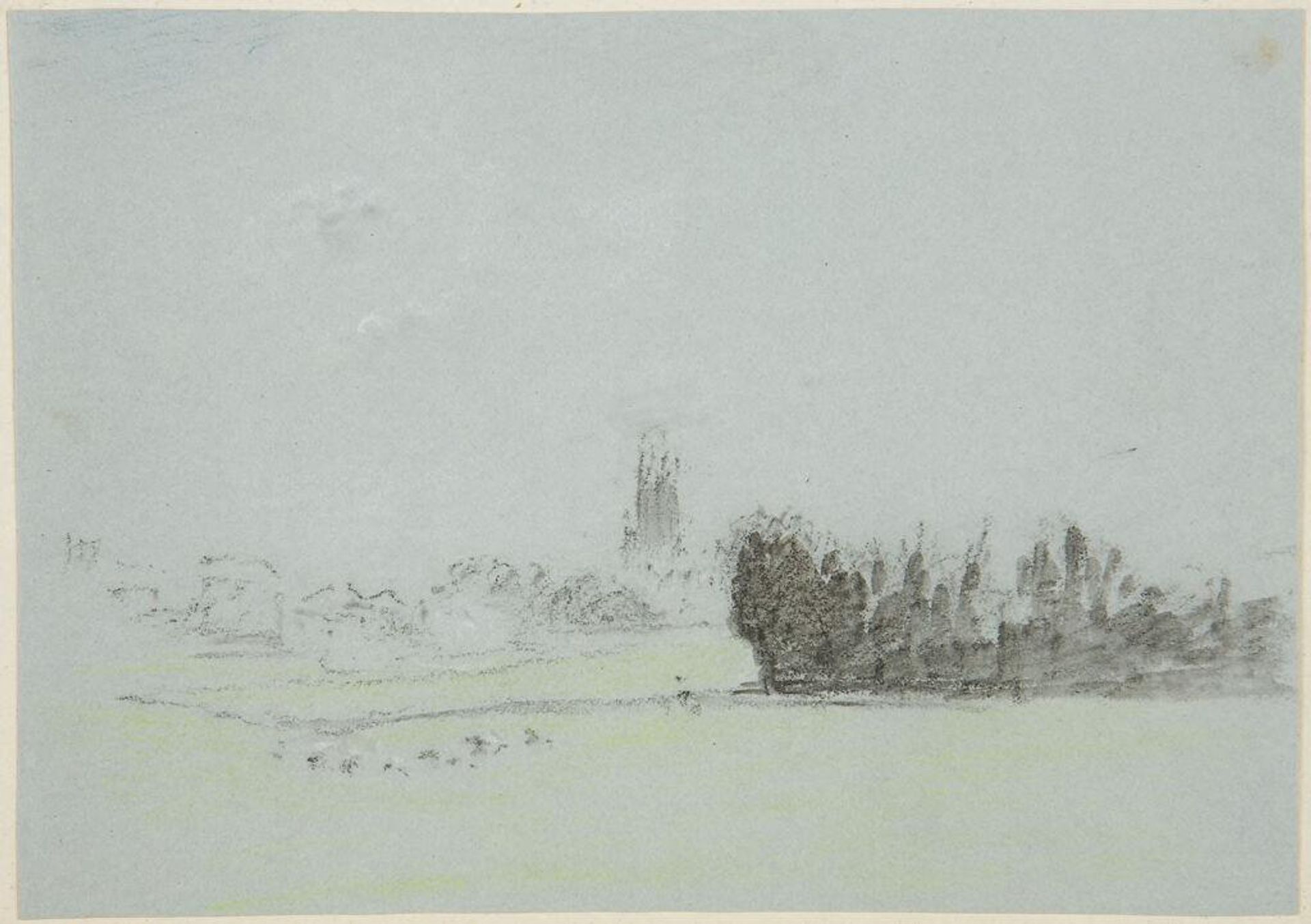 Landscape with Church by Style of Joseph Mallord William Turner
