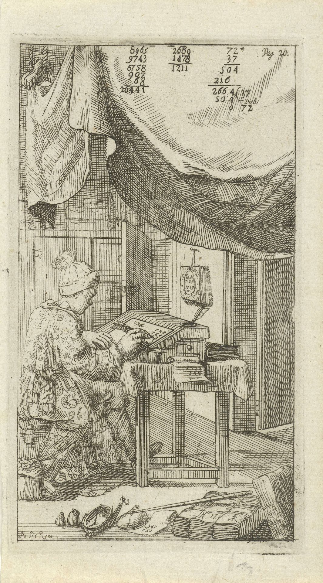 Rekenaar by Kaspar Frans de Rees