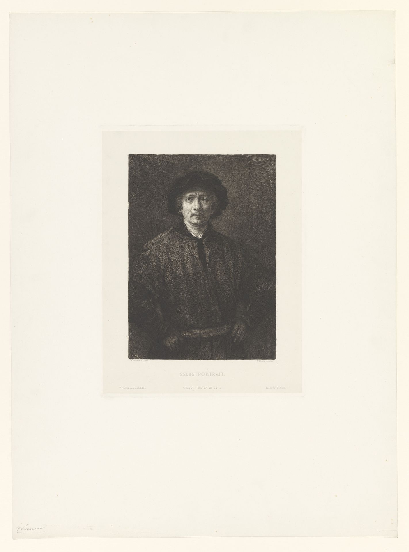 Zelfportret by William Unger