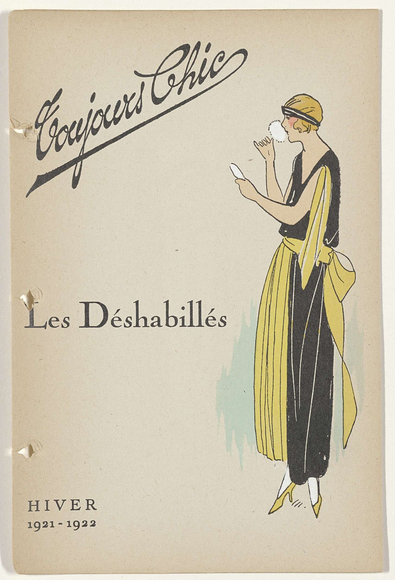 Toujours Chic Les Deshabillés, Hiver 1921-1922 by G-P. Joumard