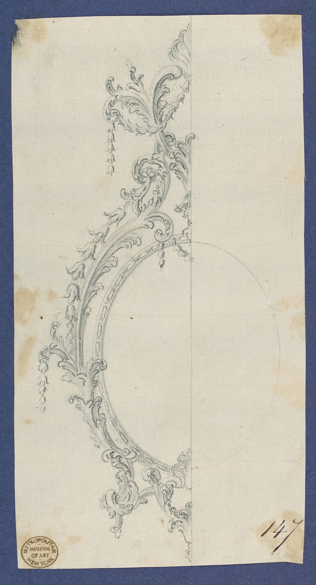 Pier Glass Frame, in Chippendale Drawings, Vol. I by Thomas Chippendale