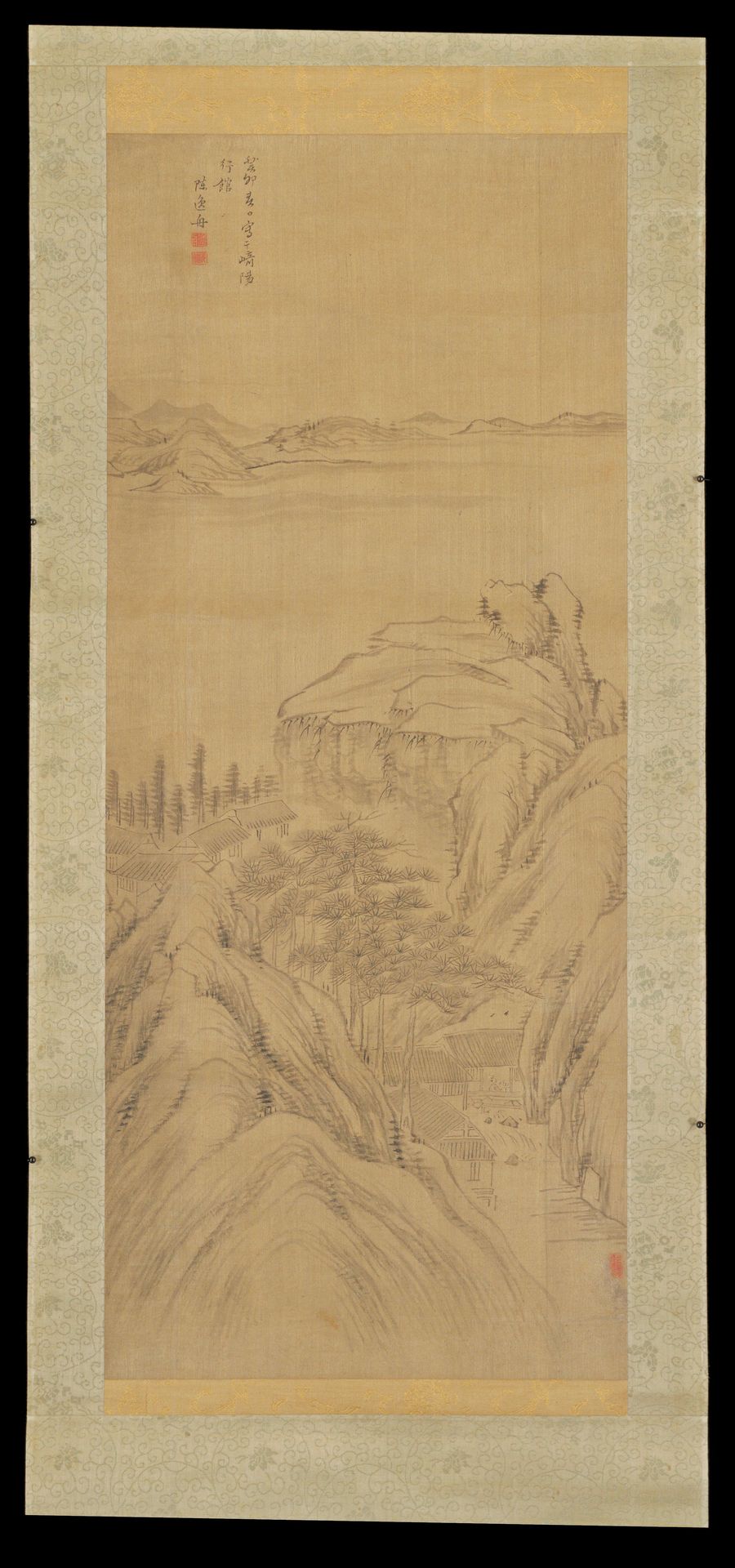 Contemplation Among Pines by Chin Isshū