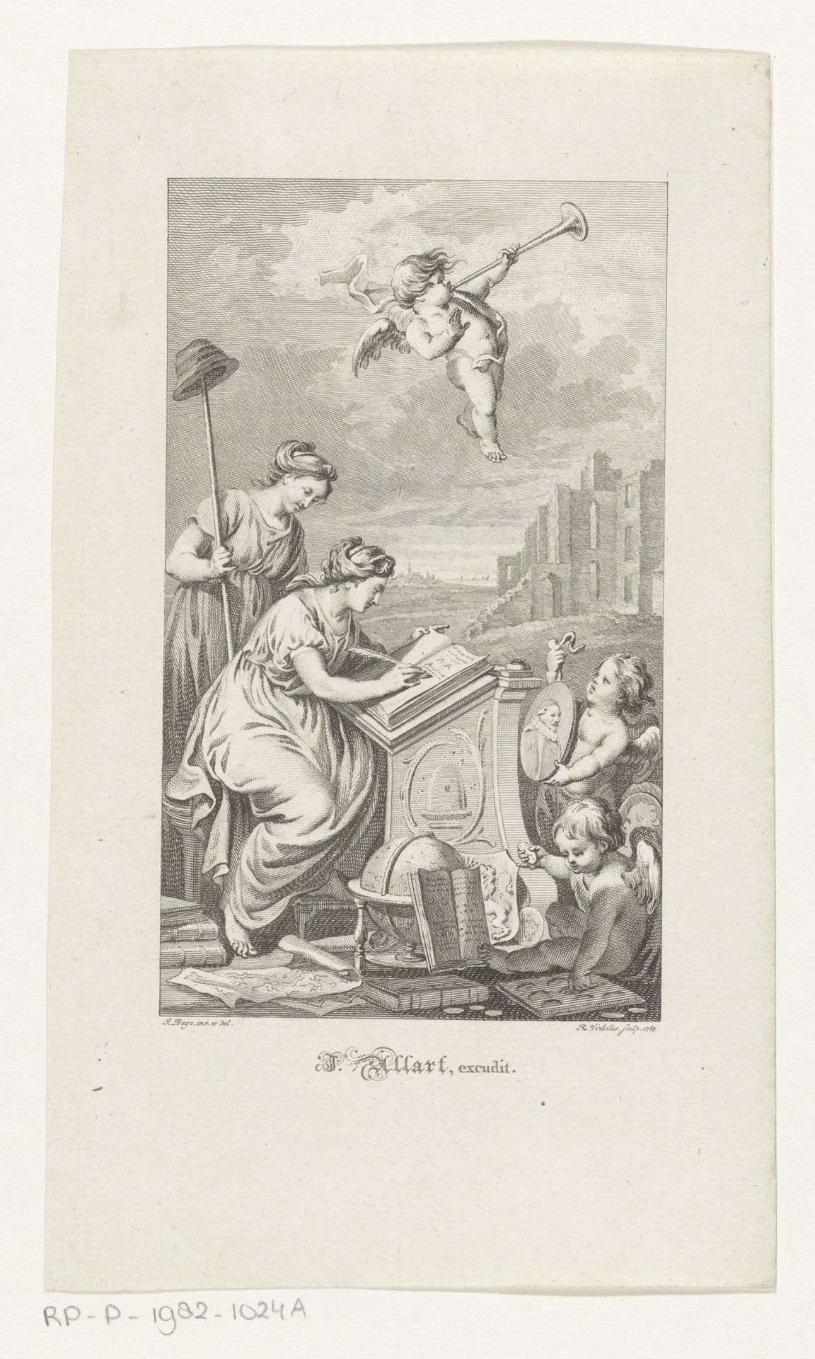 Geschiedenis schrijft de historie by Reinier Vinkeles