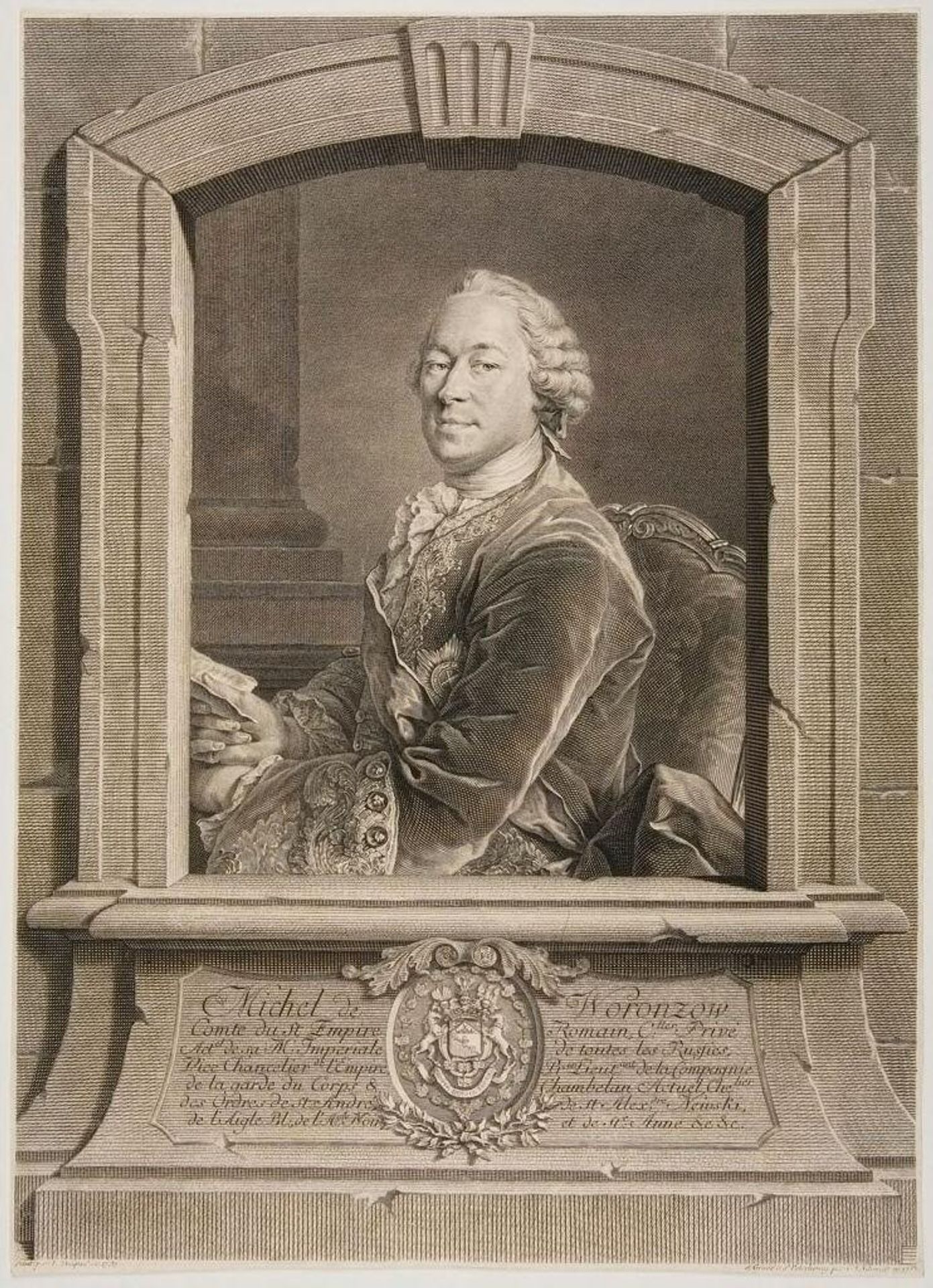 Michel de Woronzow by Georg Friedrich Schmidt