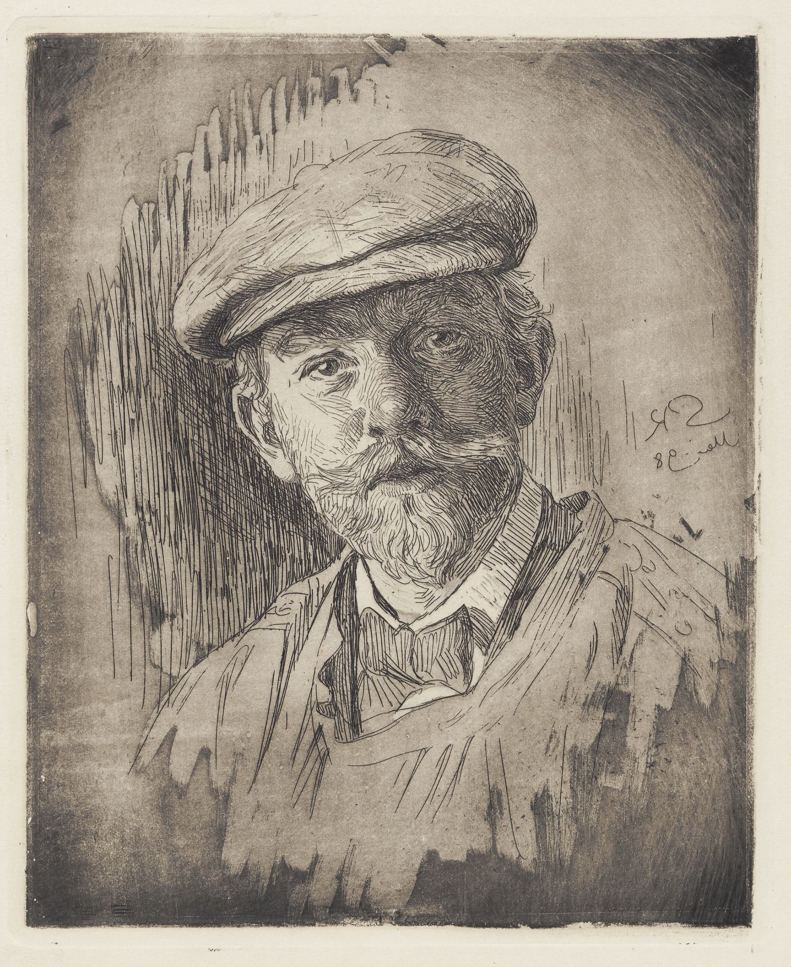 Selvportræt by P.S. Krøyer