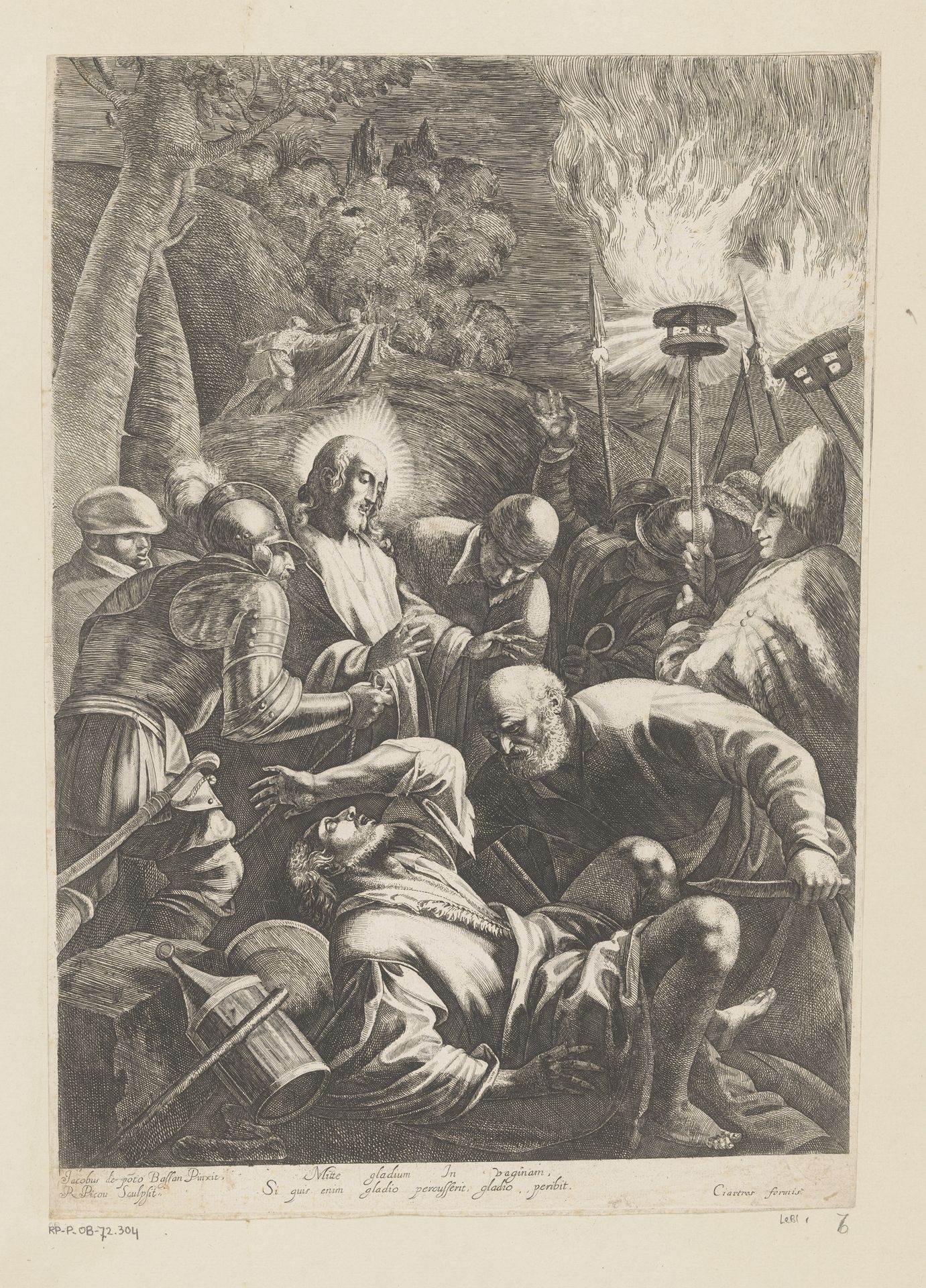 Gevangenneming van Christus by Robert Picou