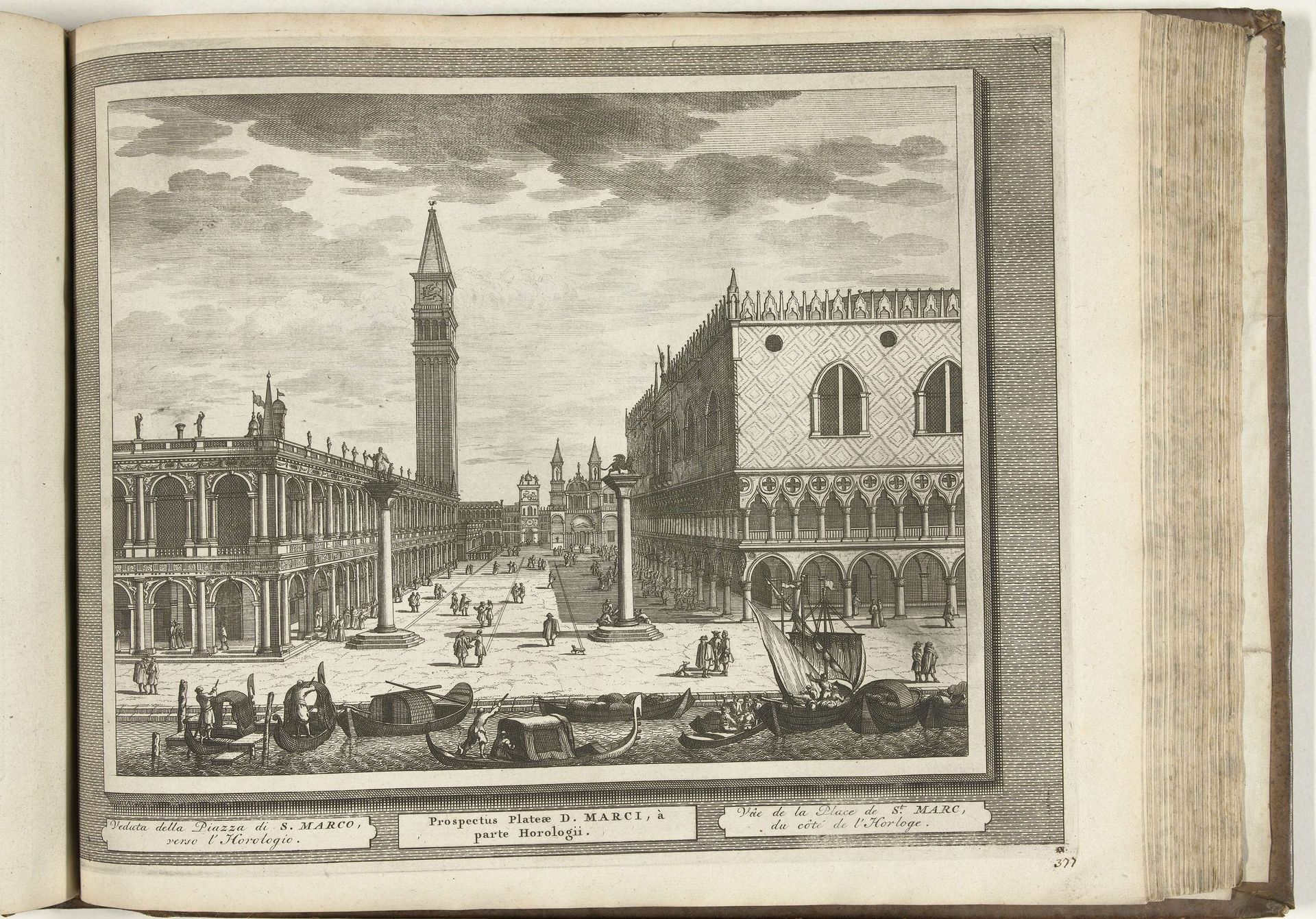 Piazza San Marco te  Venetië, 1726 by Anonymous