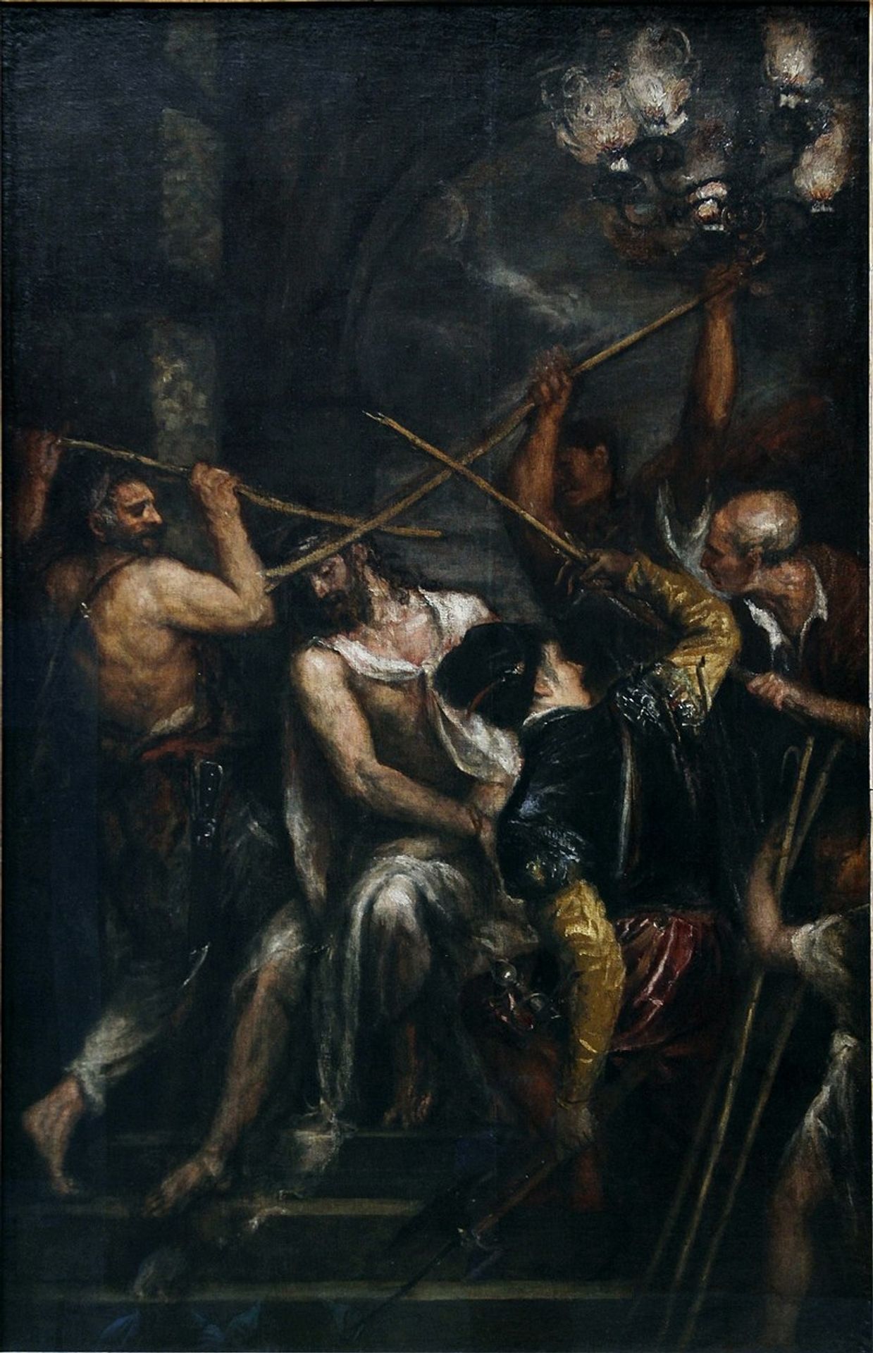 Crowning with Thorns by Titian