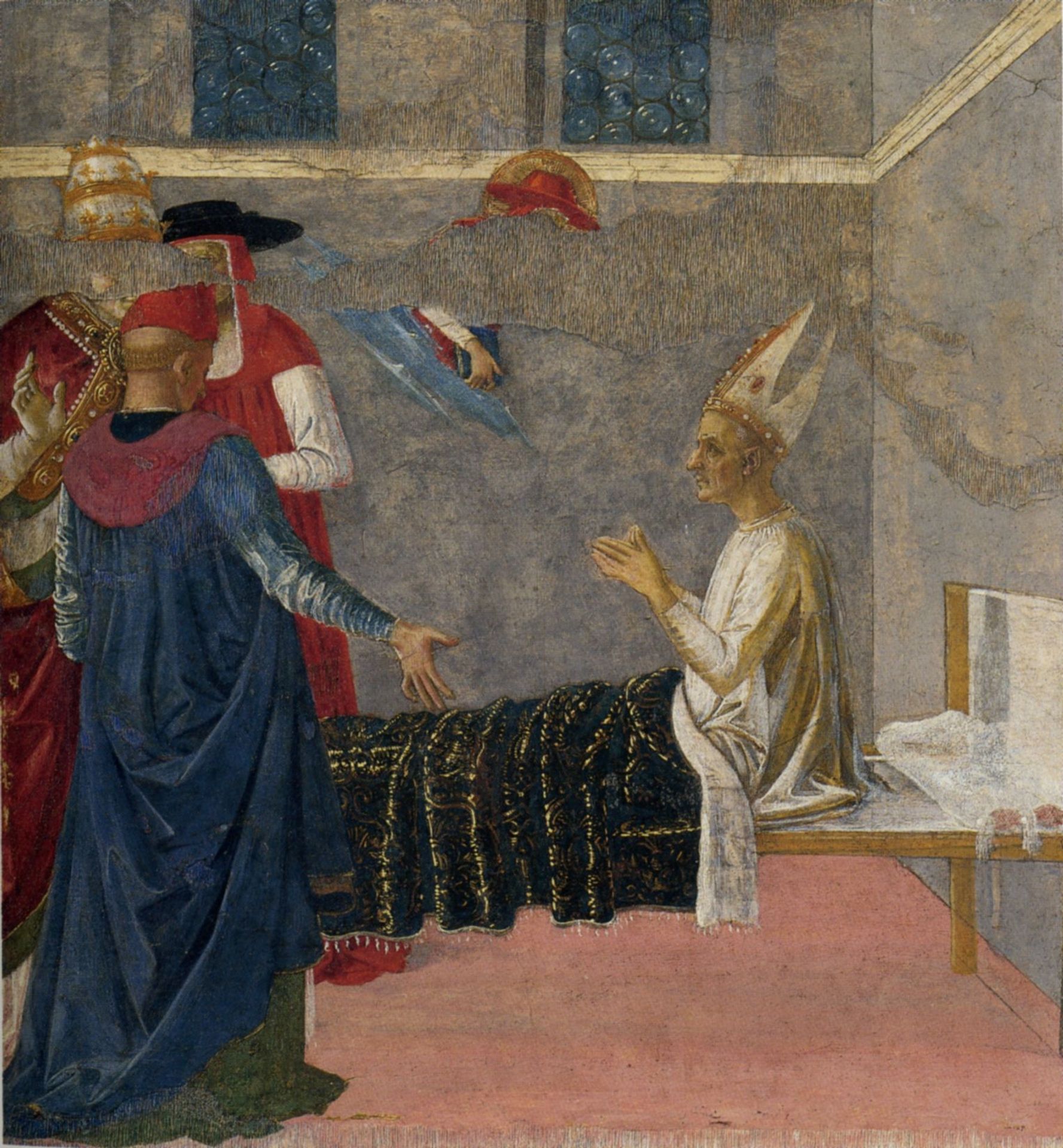St. Jerome who resurrected the bishop Andrea by Pietro Perugino