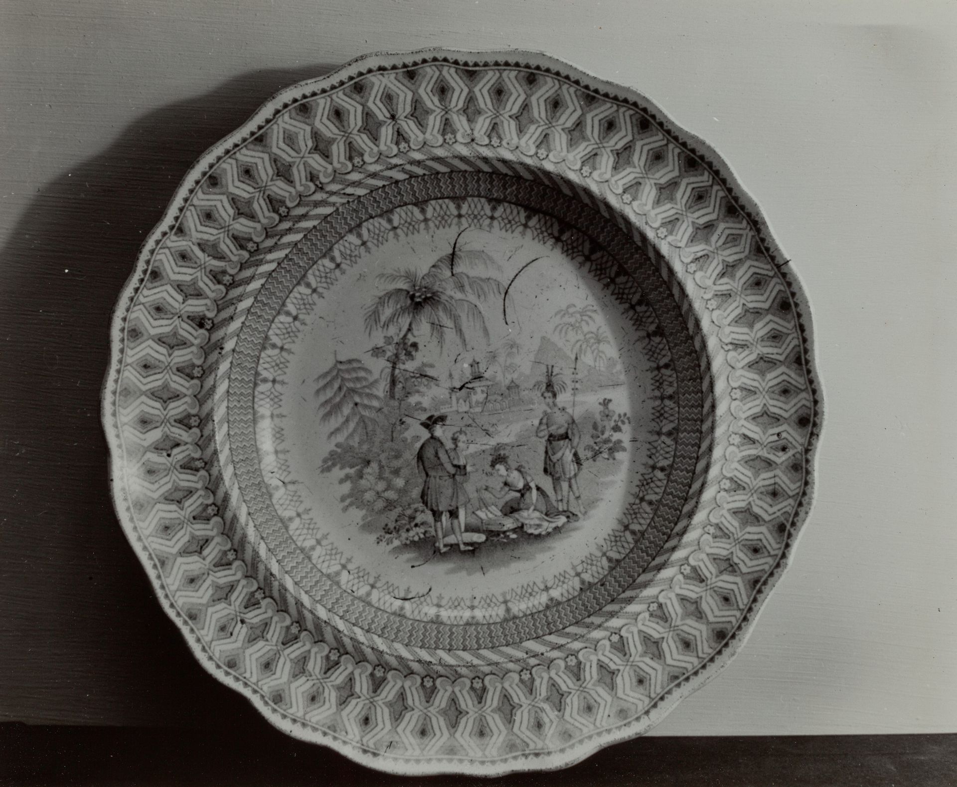 Plate - "Penn's Treaty with the Indians" by Helmut Hiatt