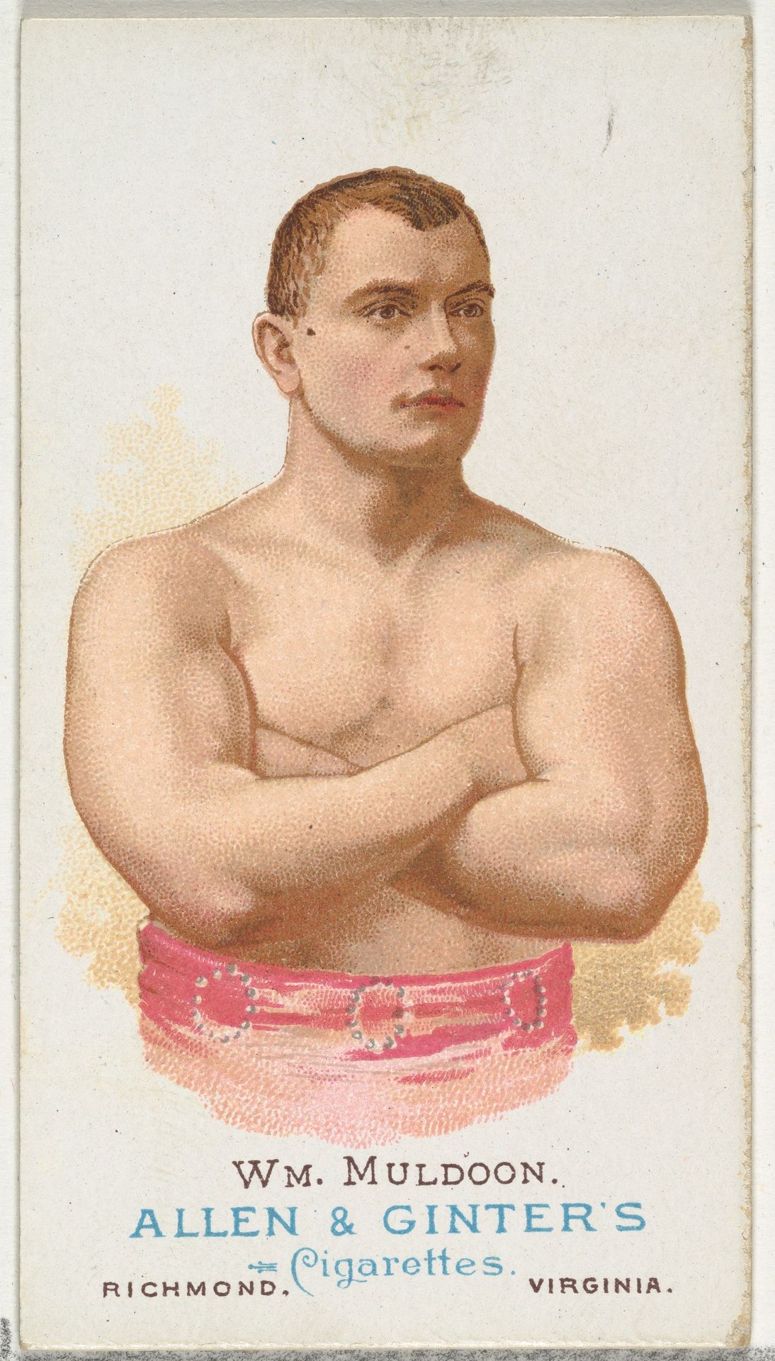 William Muldoon, Wrestler, from World's Champions, Series 1 (N28) for Allen & Ginter Cigarettes by Allen & Ginter