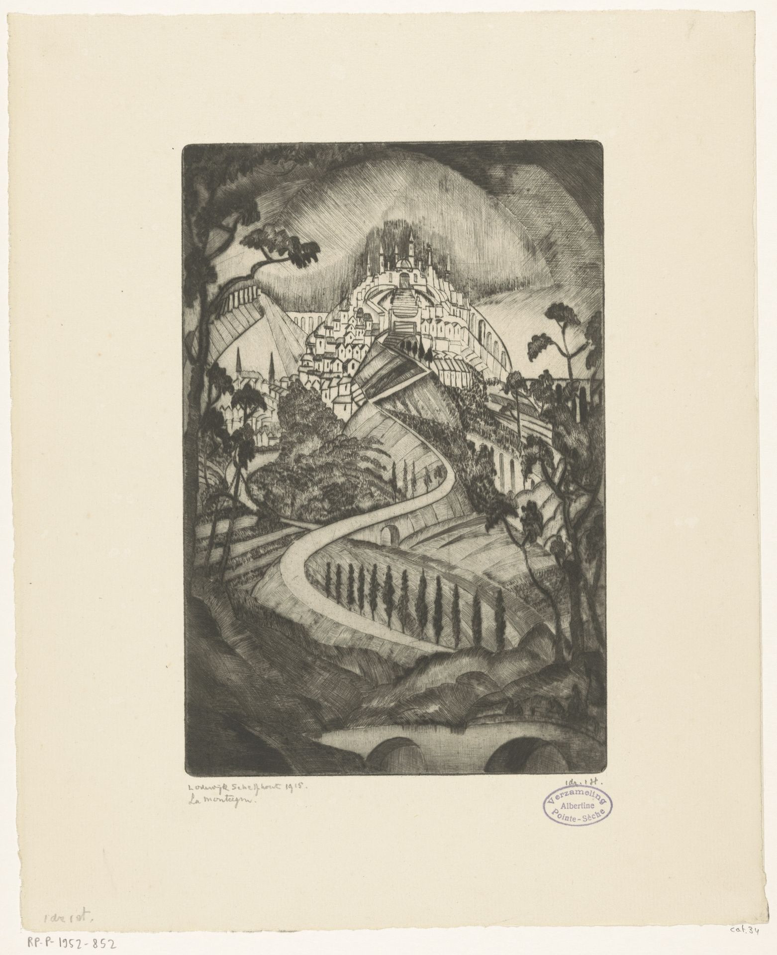 Berg by Lodewijk Schelfhout