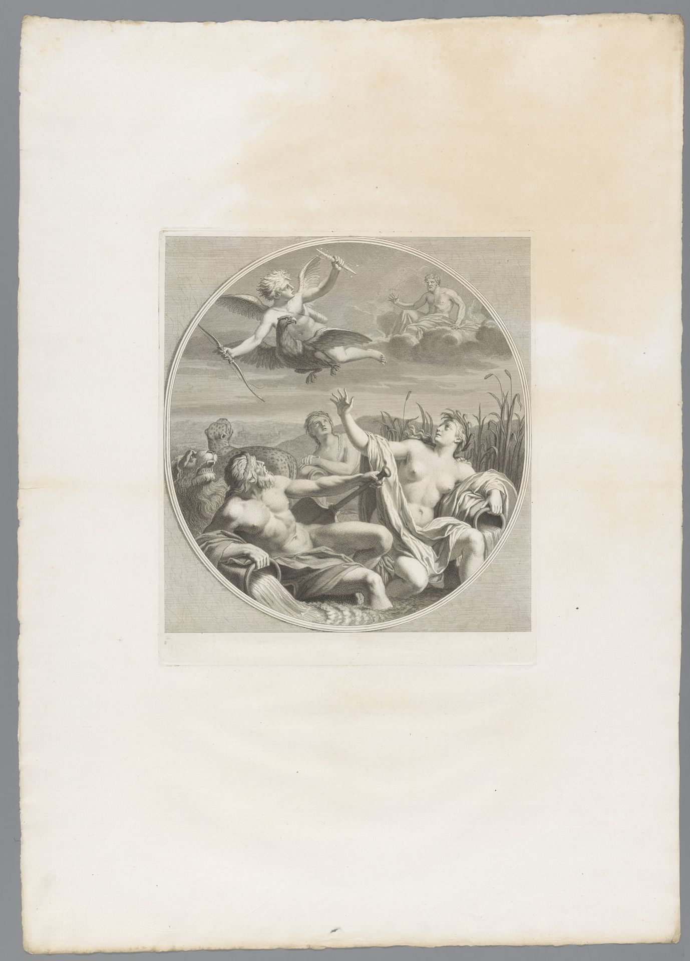Amor rooft de bliksemschicht van Jupiter by Nicolas de Beauvais