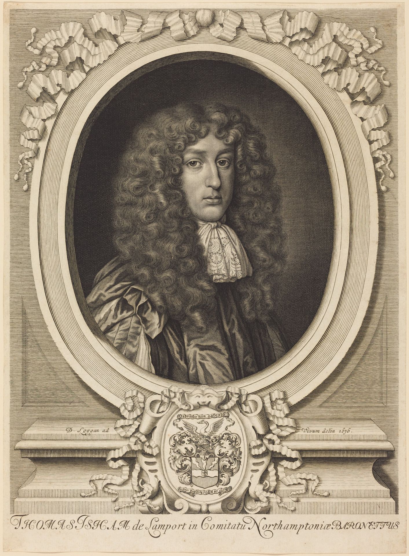Sir Thomas Isham by David Loggan