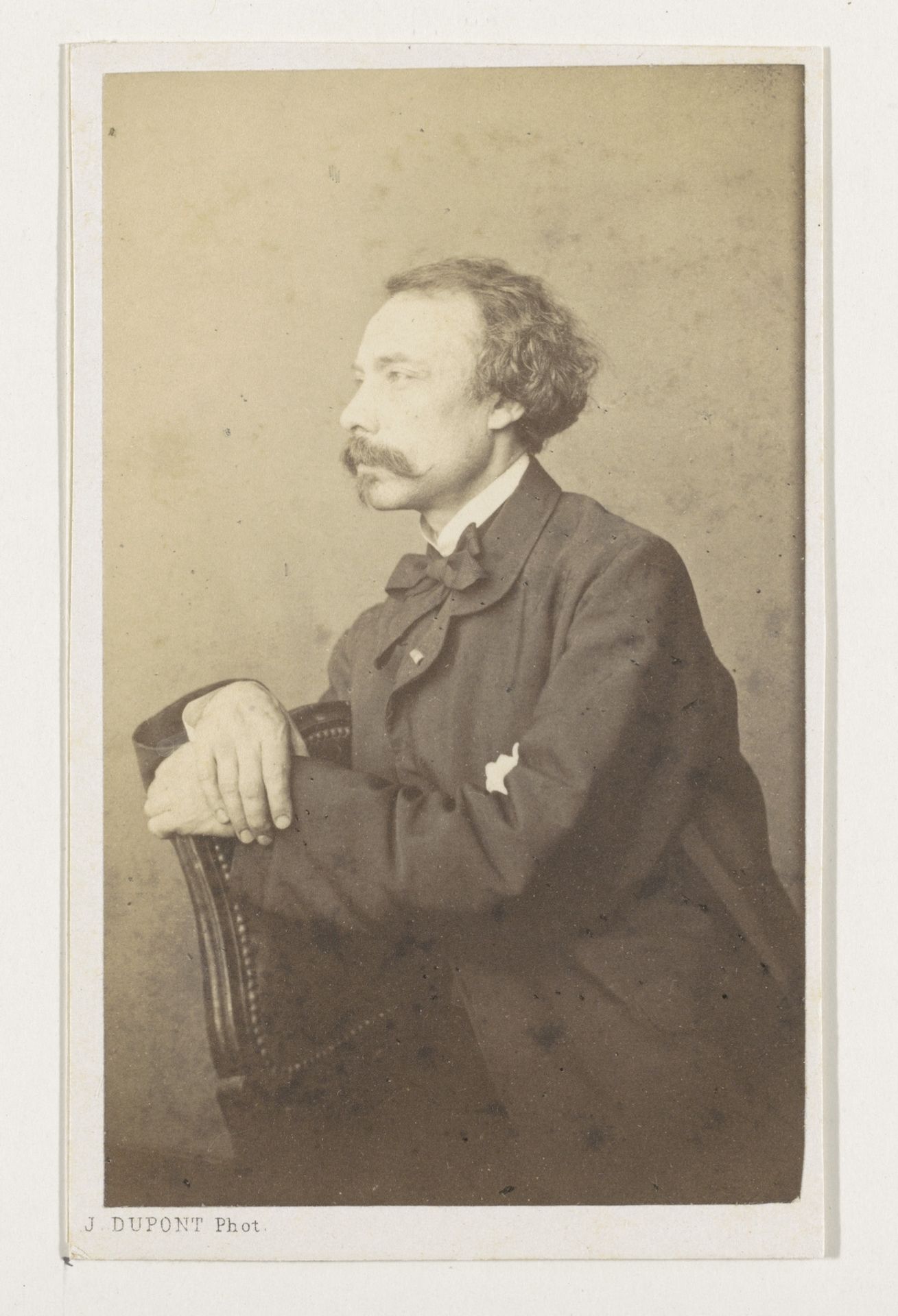 Portret van de schilder Eugène François de Block, halffiguur by Joseph Dupont