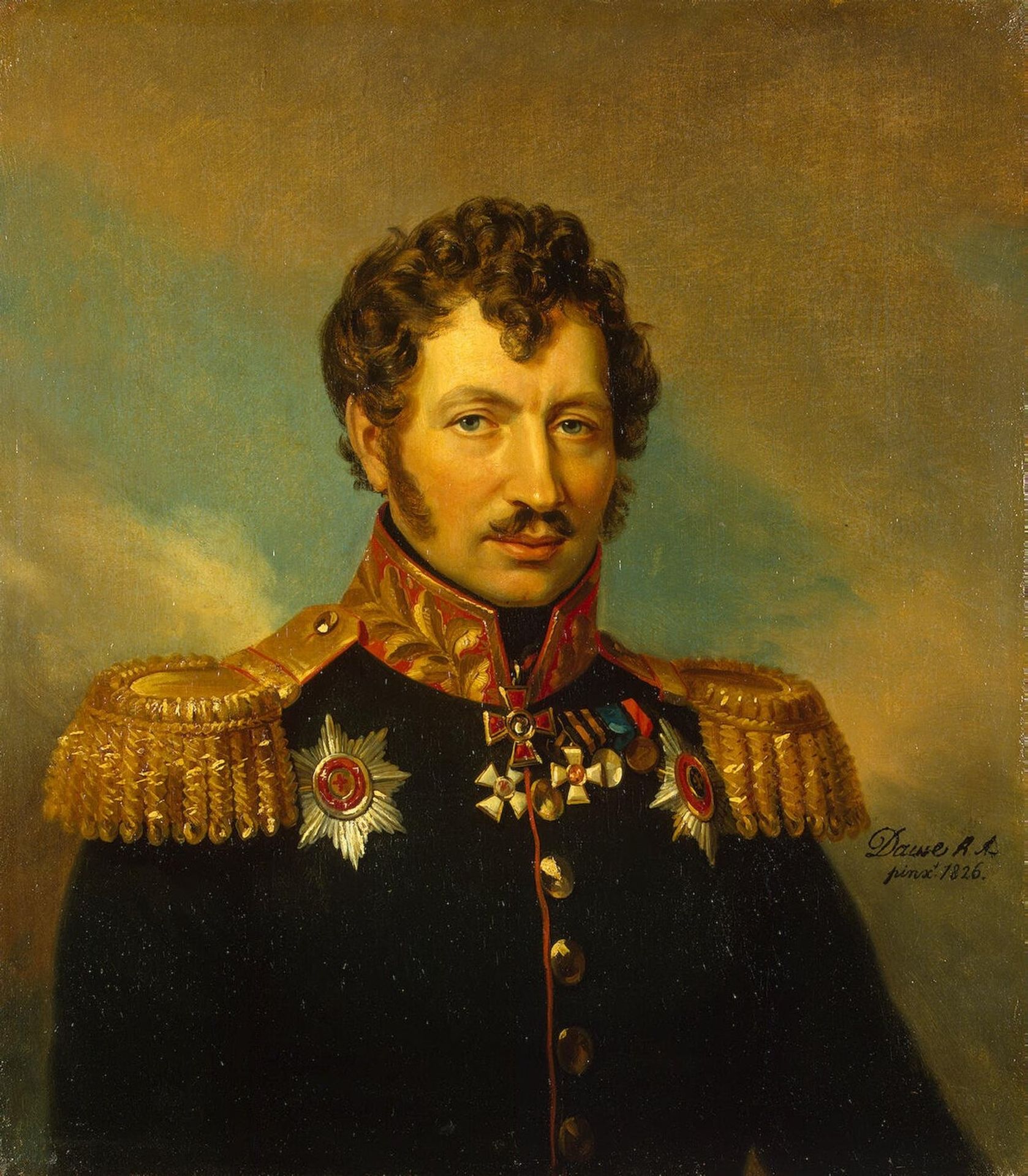 Portrait of Cyprian Kreutz, Russian General by George Dawe