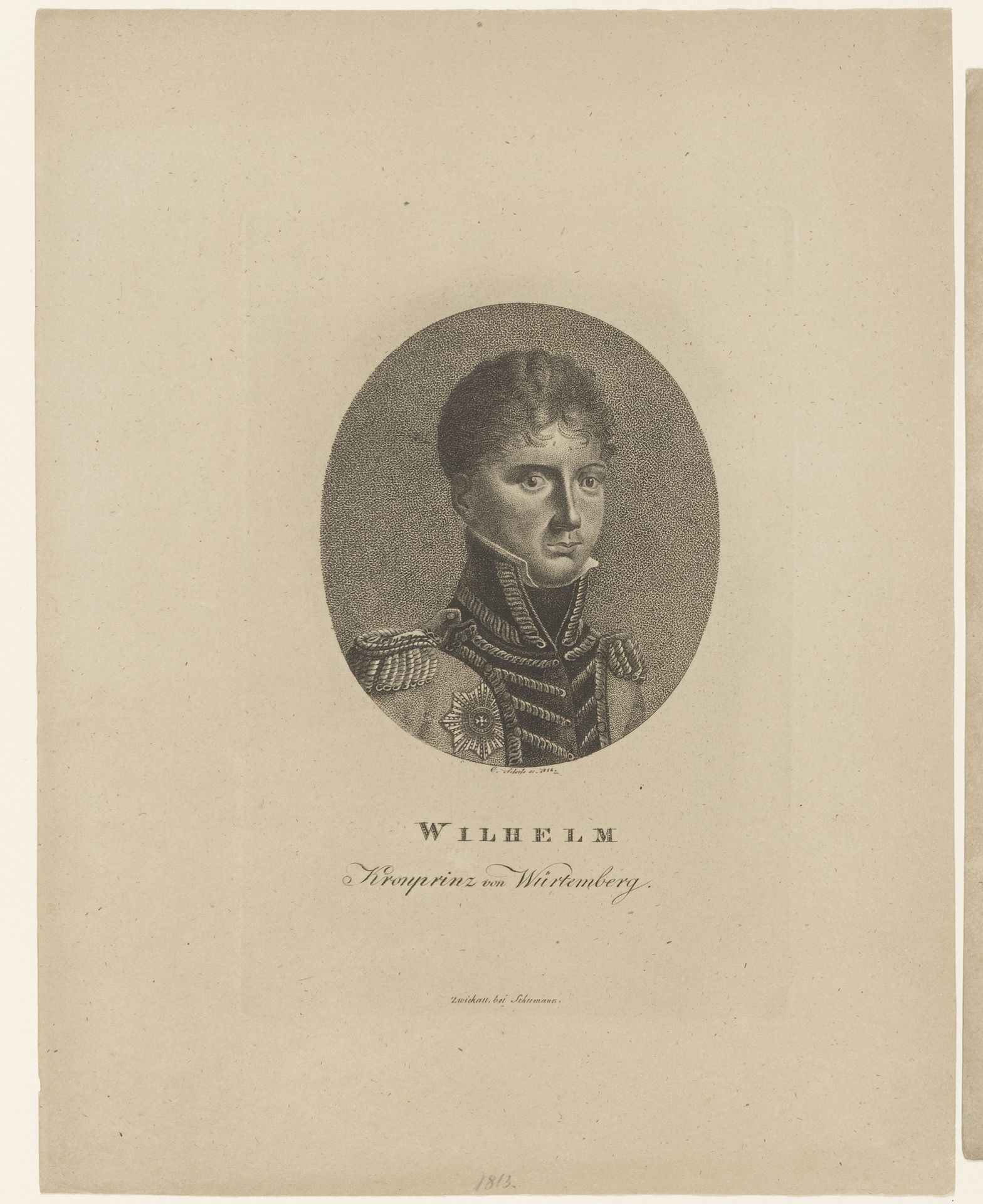 Wilhelm Kronprinz von Würtemberg by Christian Schule