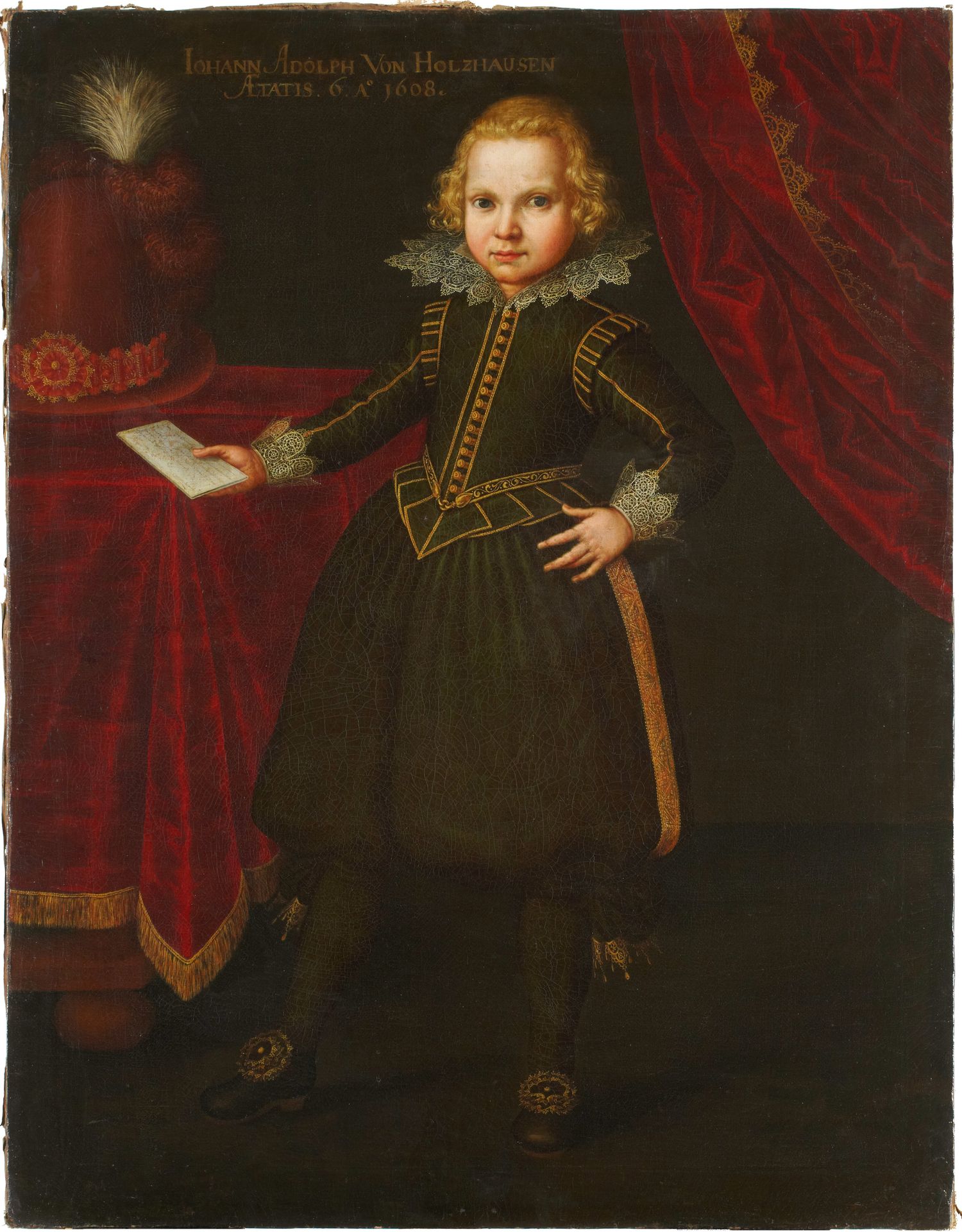 Portrait of Johann Adolf von Holzhausen by Anonymous