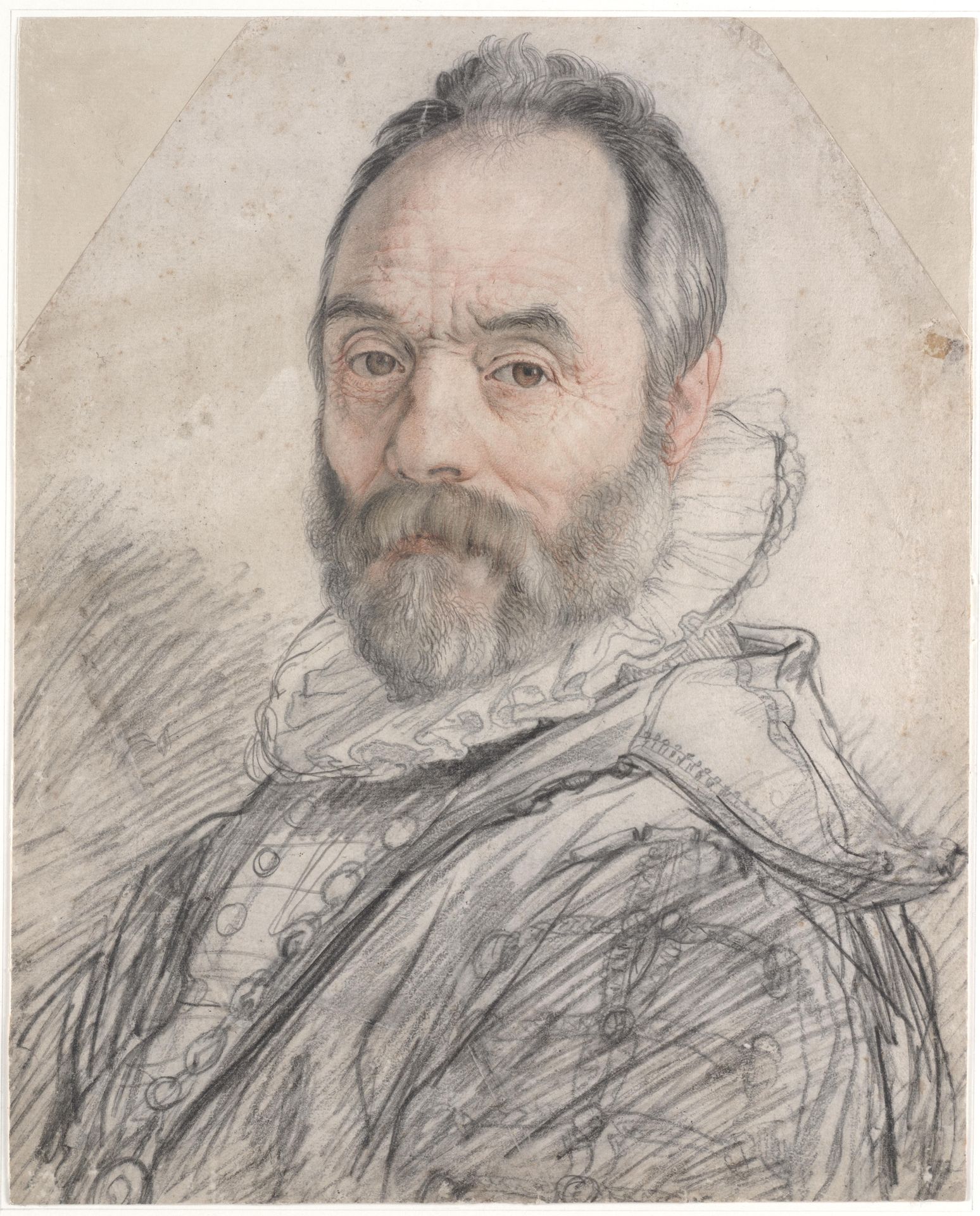 Portrait of the Sculptor Giambologna by Hendrick Goltzius