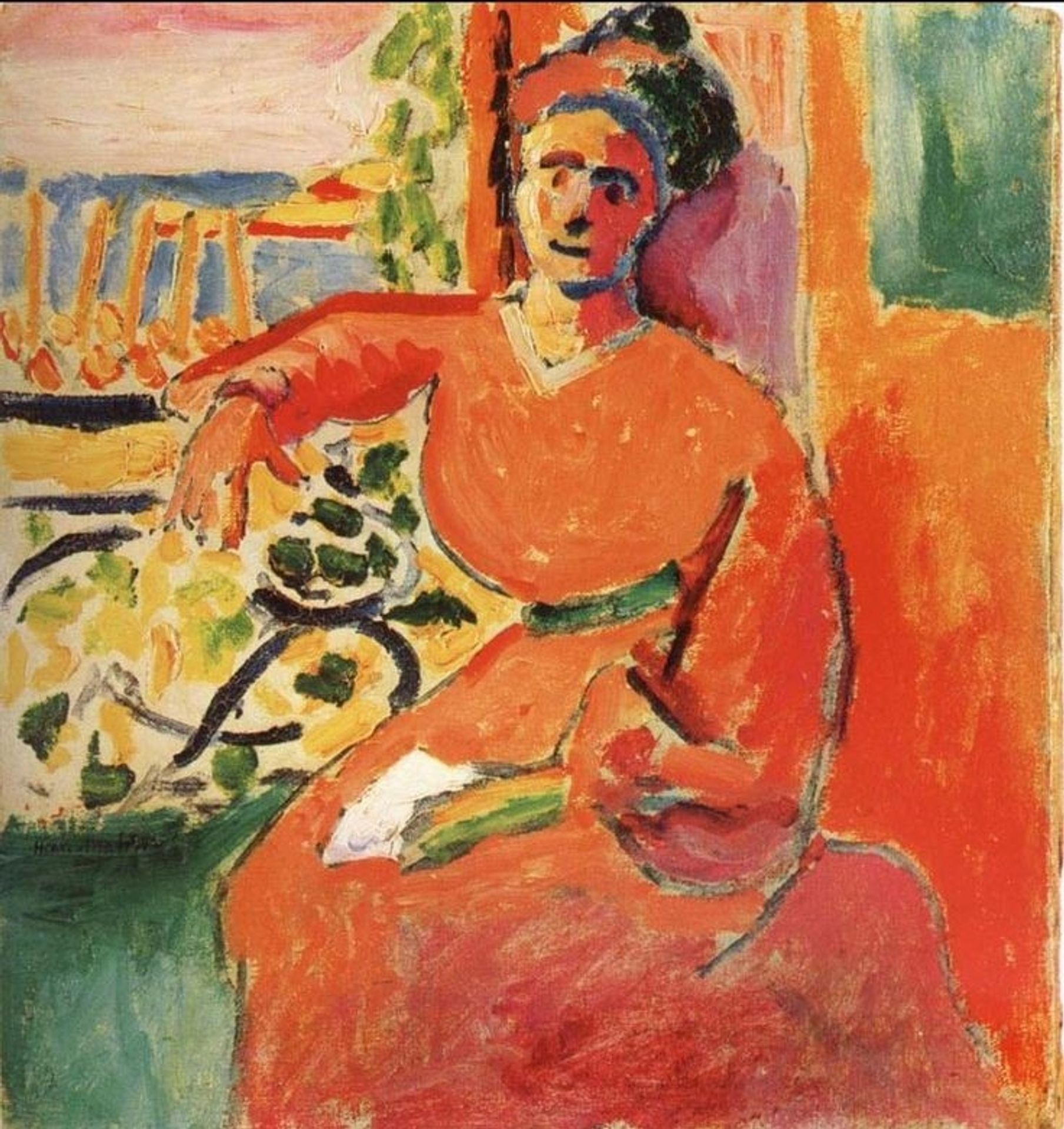 Woman at the Window by Henri Matisse