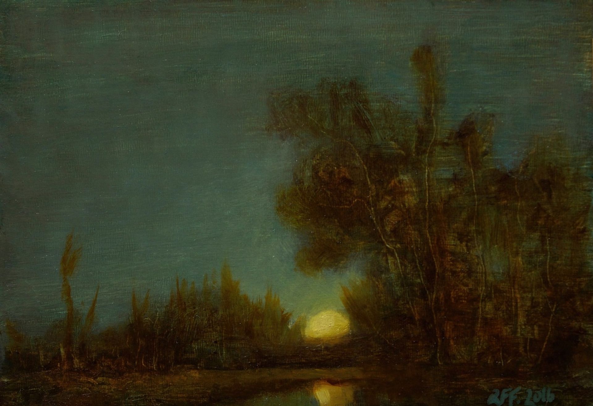 Yellow Moon by Rose Freymuth-Frazier