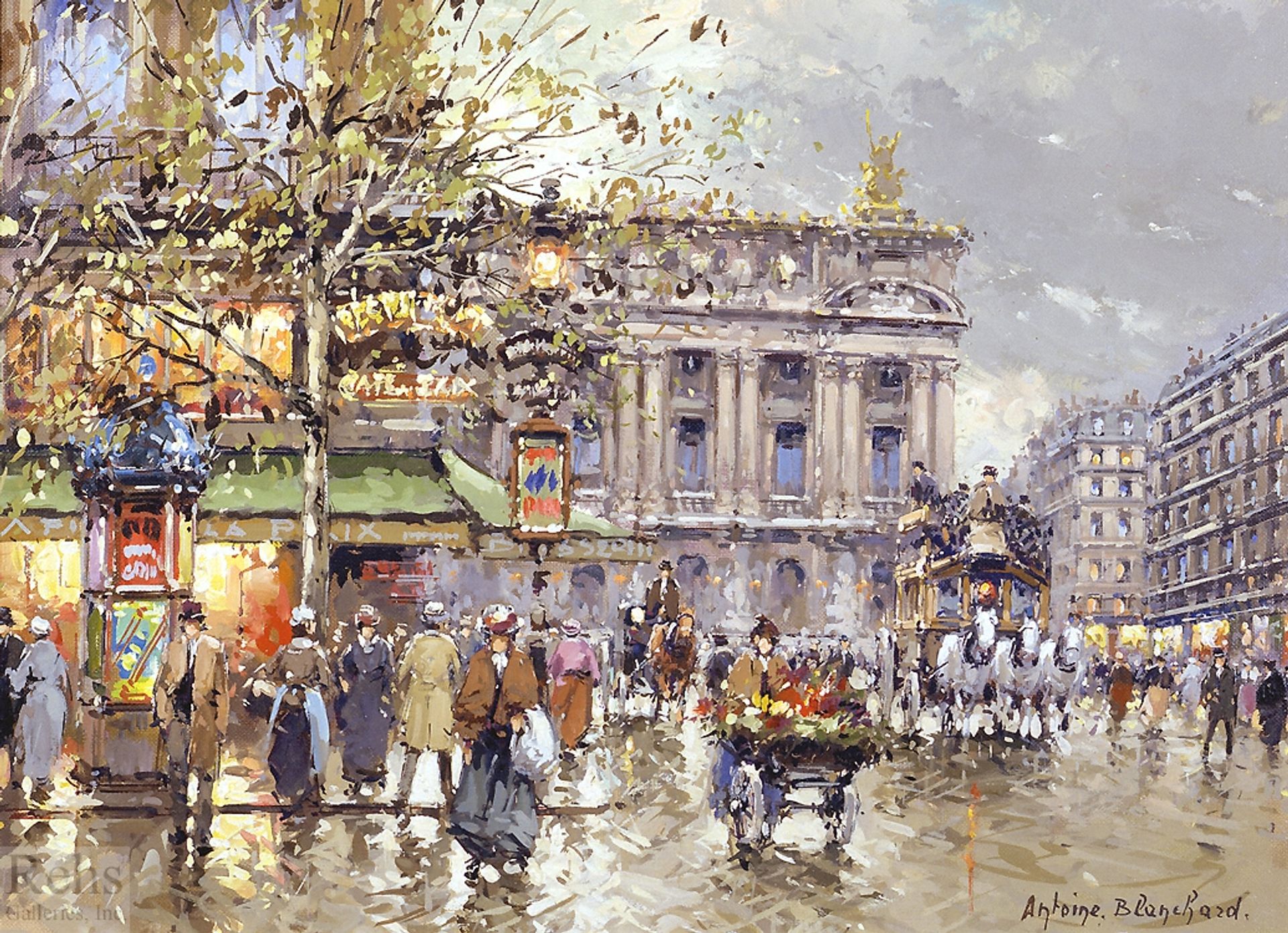 Café de la Paix Opera by Antoine Blanchard