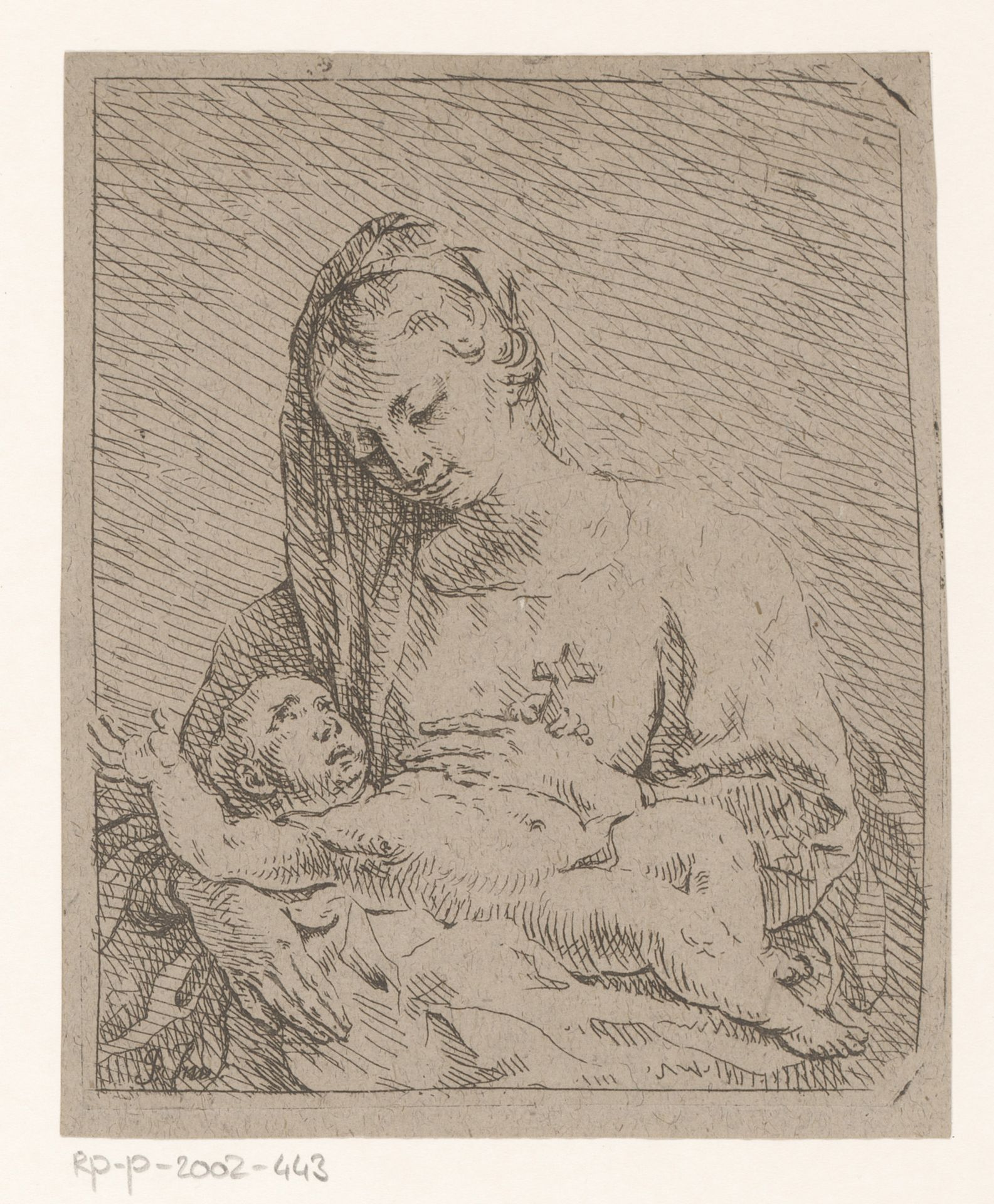 Maria met Kind by Ignaz Günther